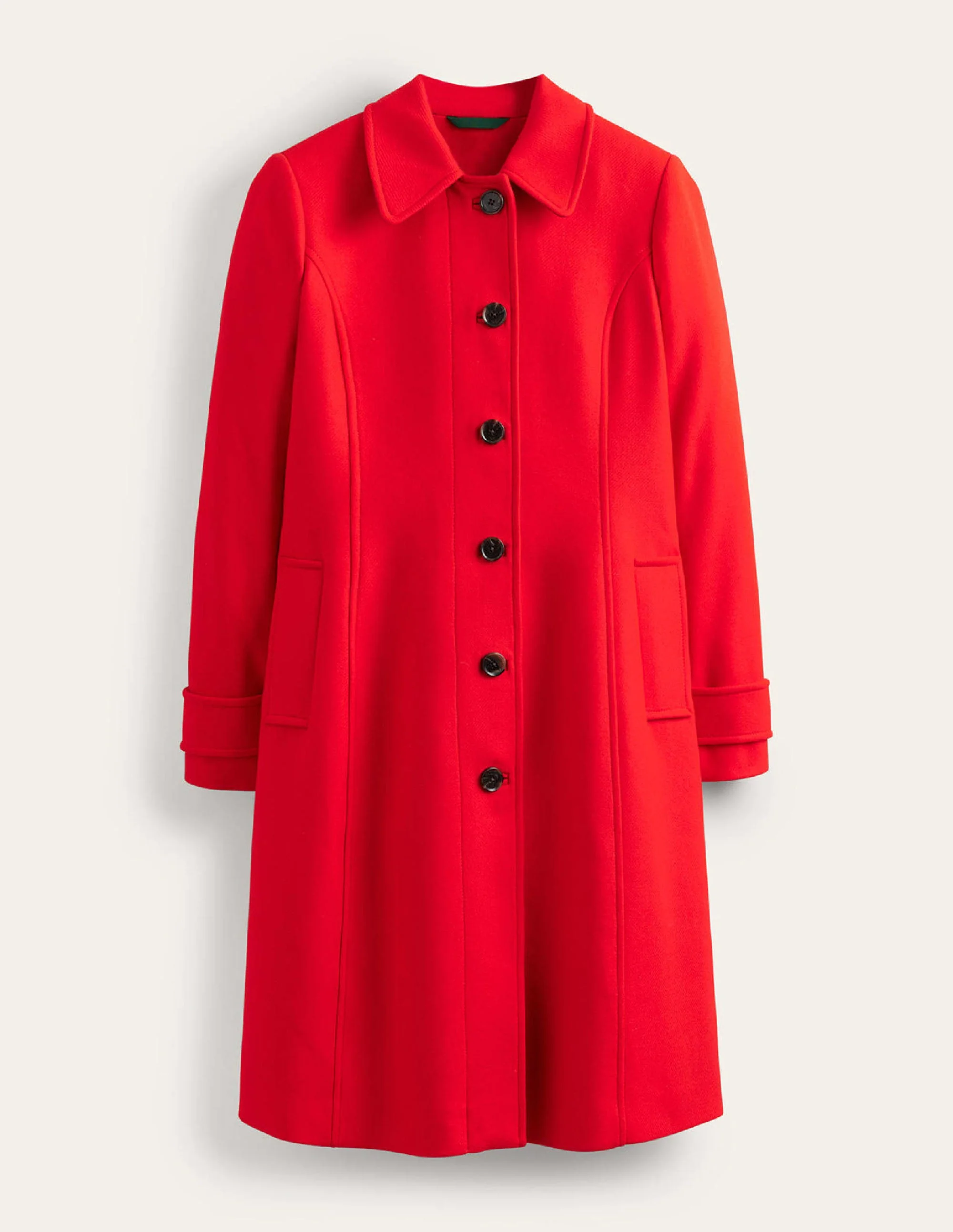 Durham Wool Blend Coat-Red - Image 6