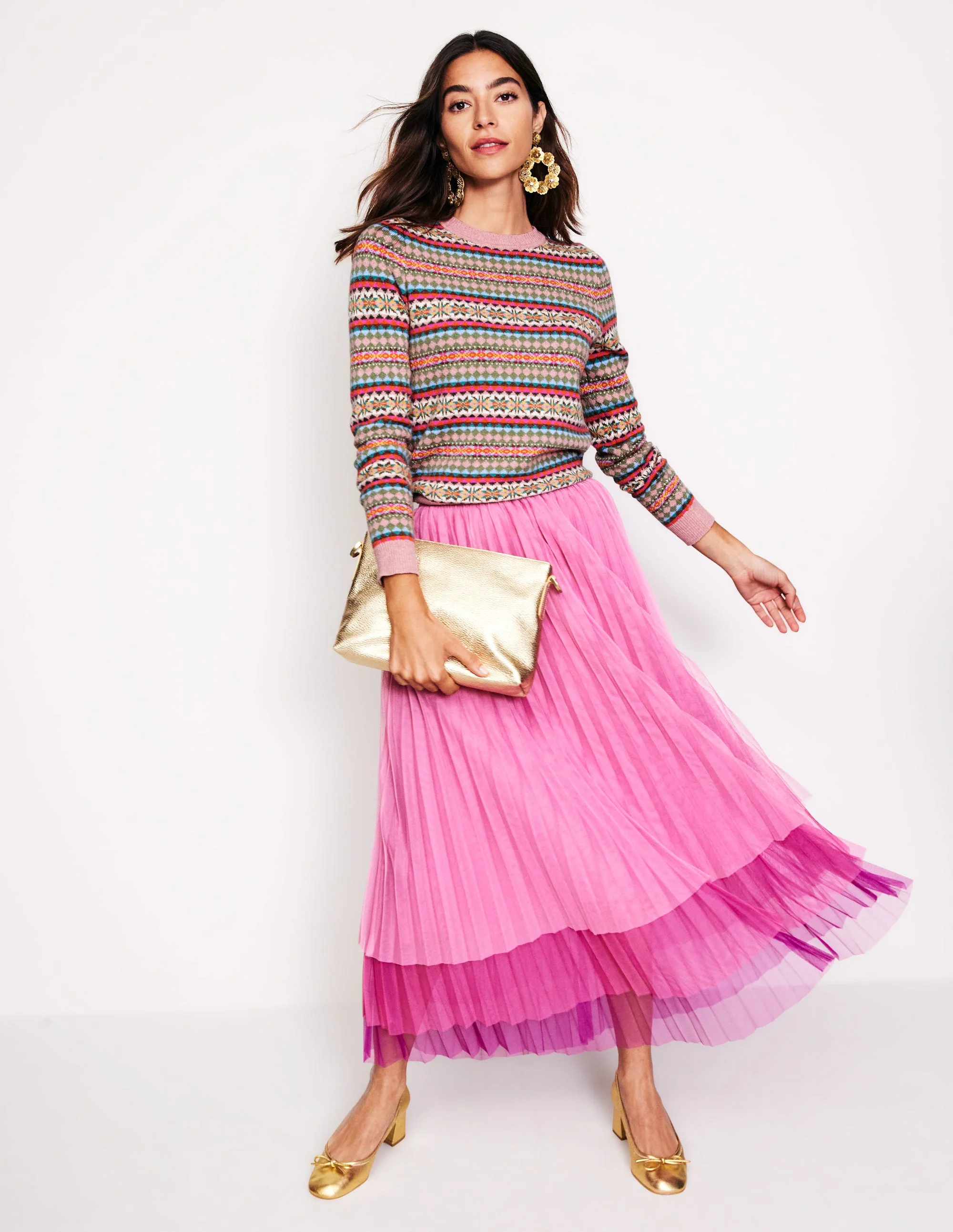 Edie Fair Isle Sweater-Heritage - Image 4