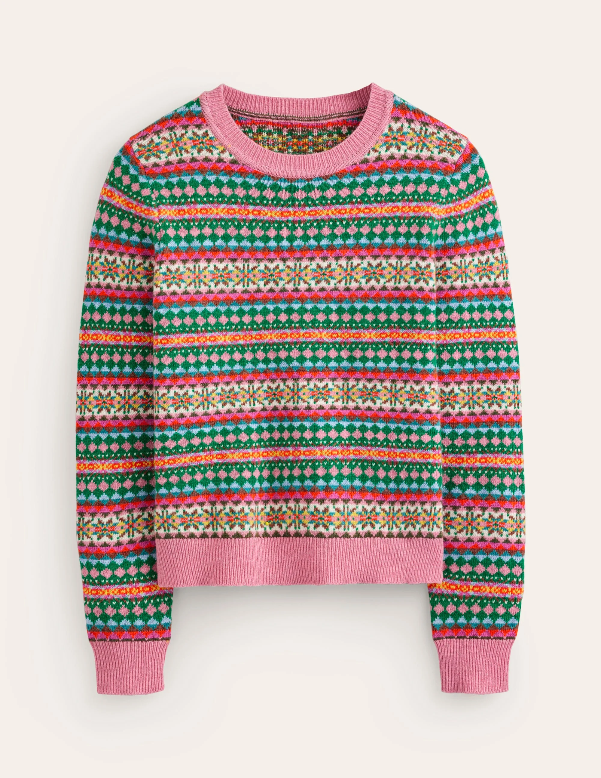 Edie Fair Isle Sweater-Heritage - Image 7