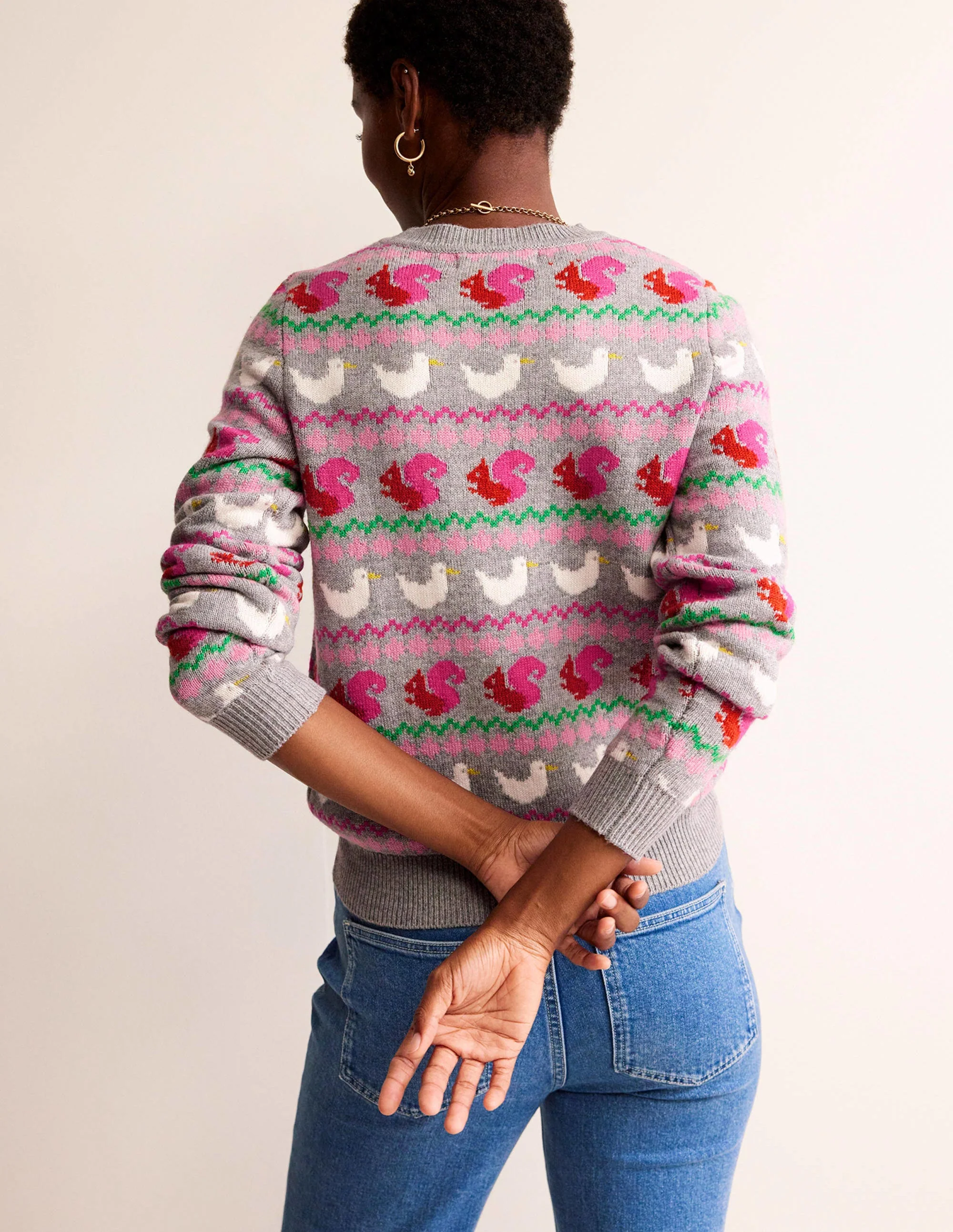 Edie Fair Isle Sweater-Nature Lover - Image 3