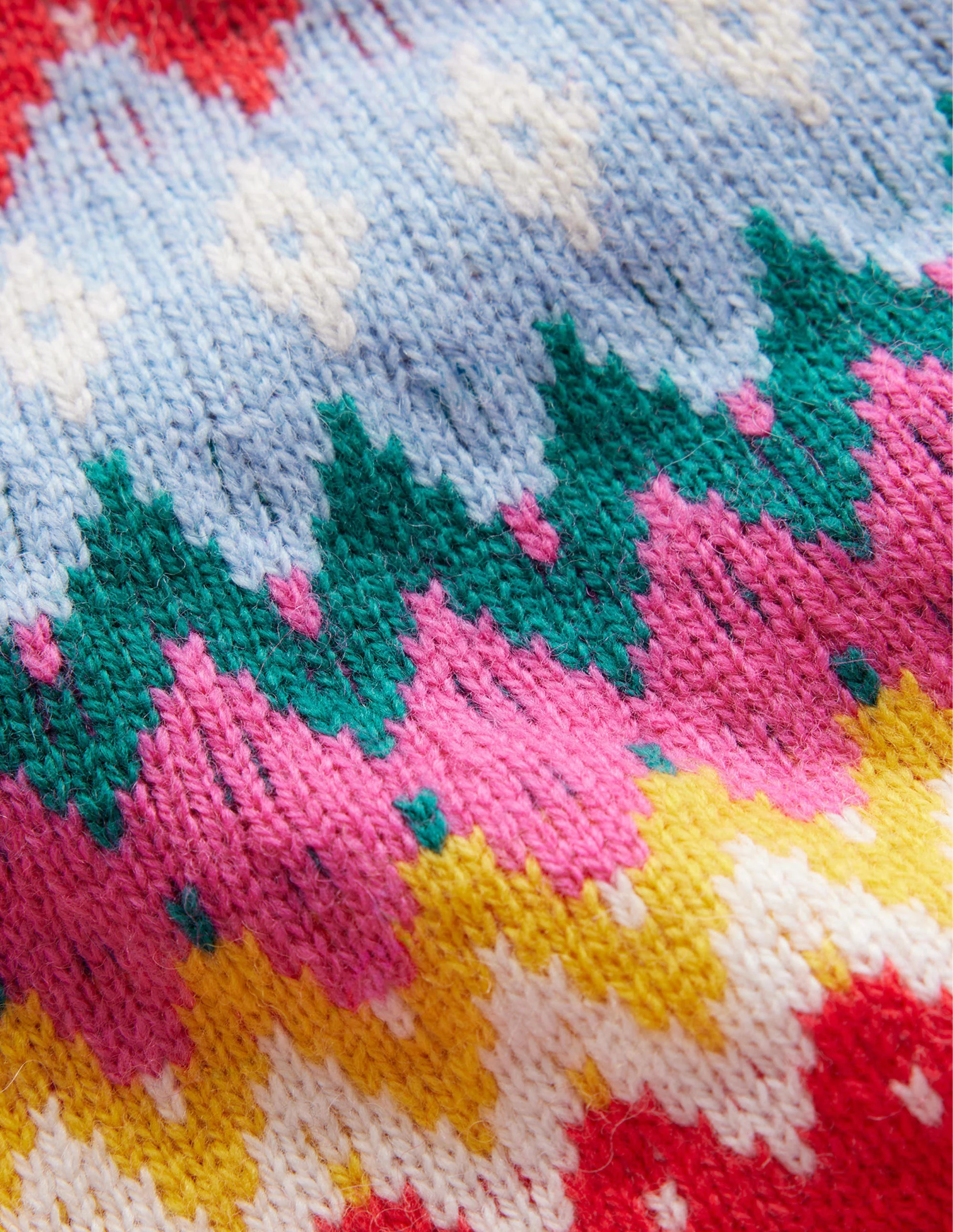 Edie Fair Isle Sweater-Poppy Red - Image 7