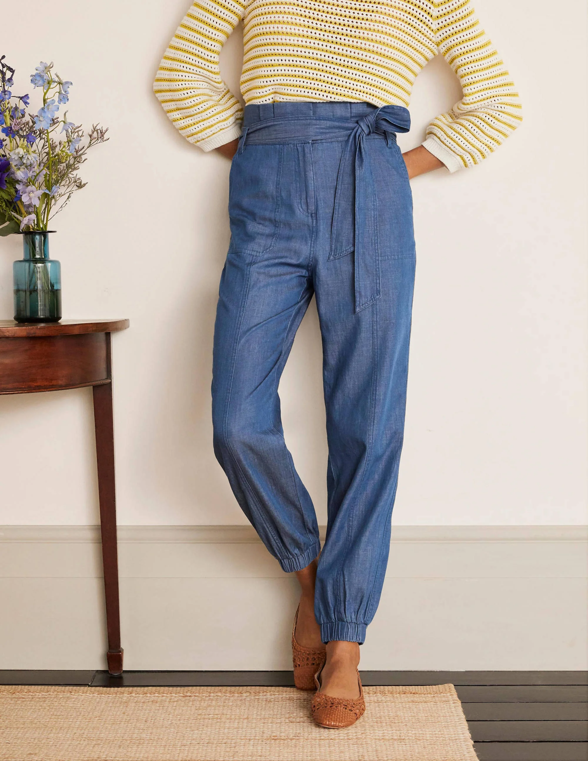 Elgin Pants-Chambray