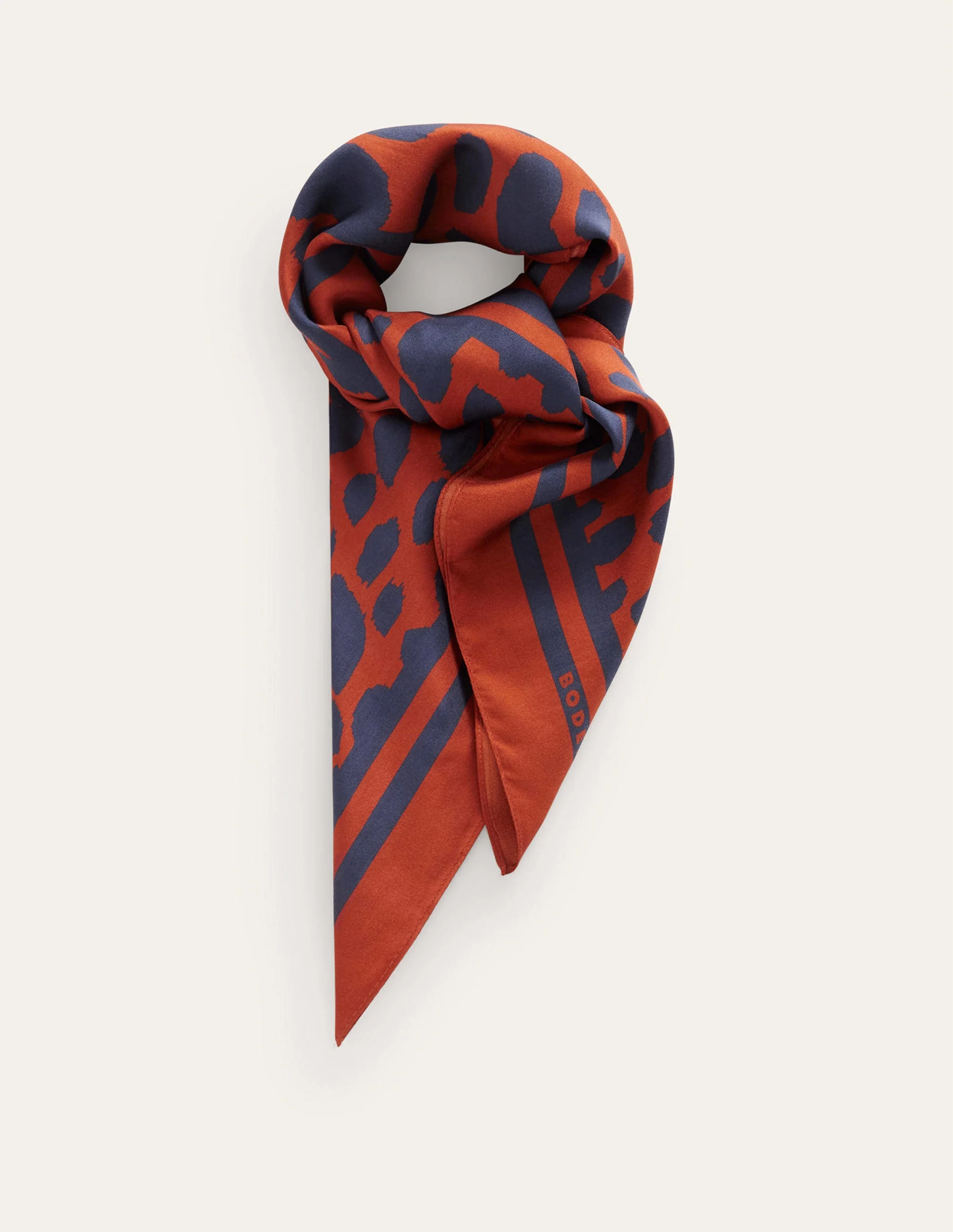 Elisabeth Silk Square Scarf-Animal - Image 4