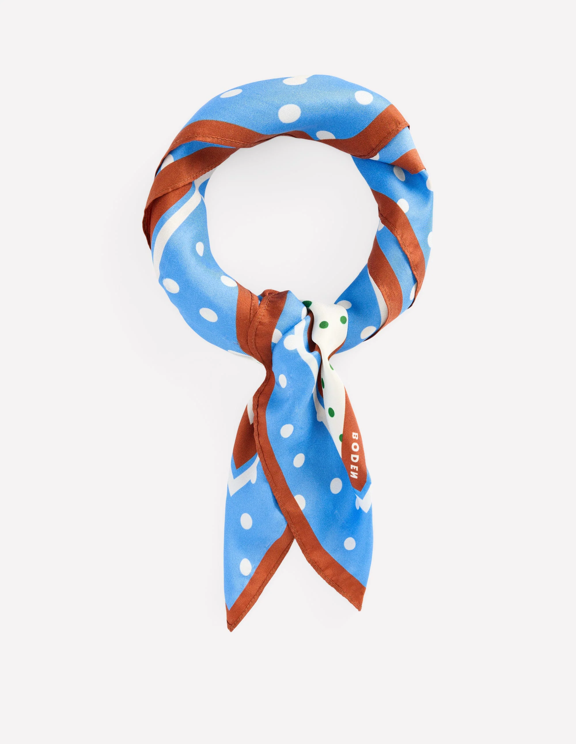 Elisabeth Silk Square Scarf-Multi, Painted Dot