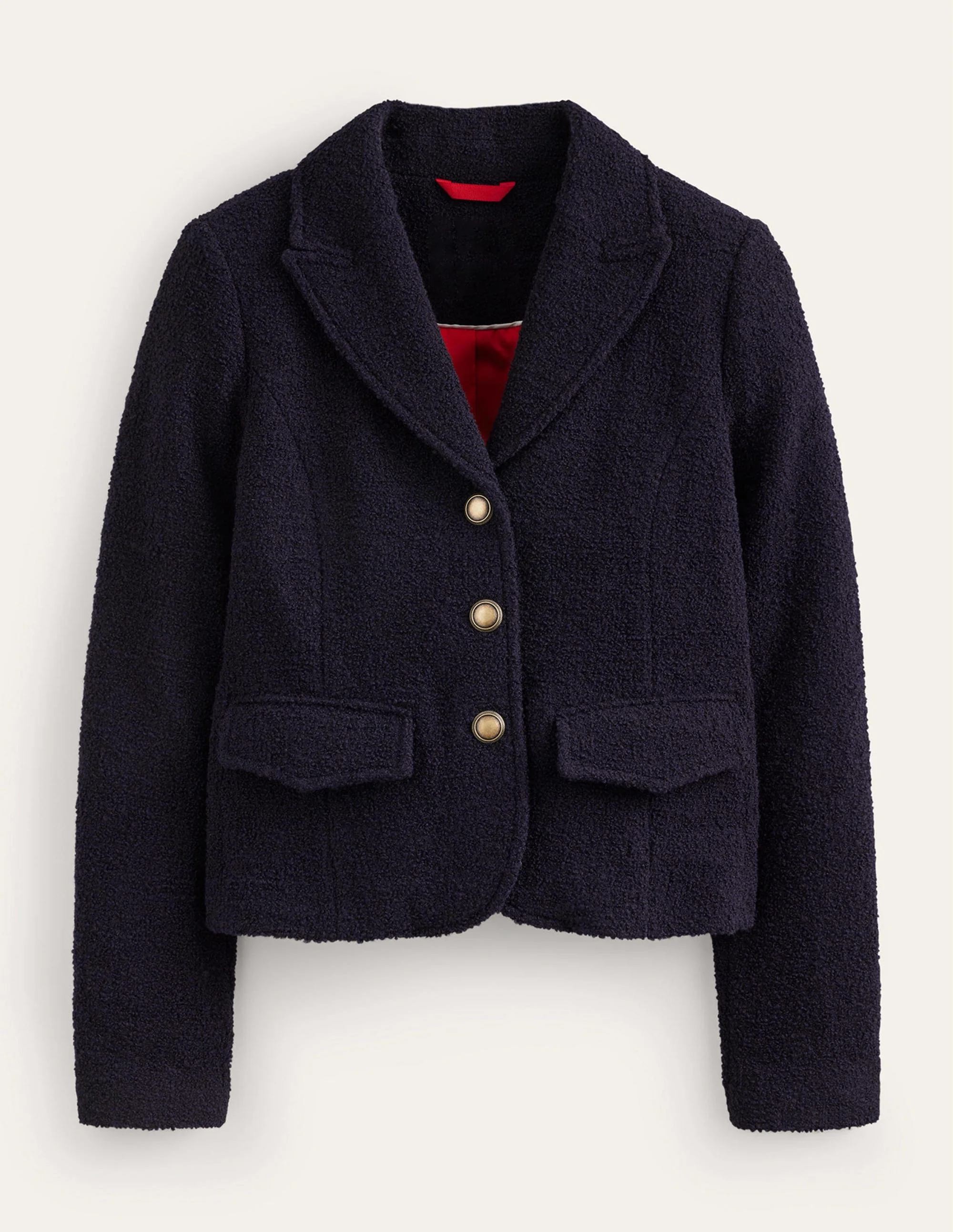 Ely Textured Jacket-Navy - Image 6