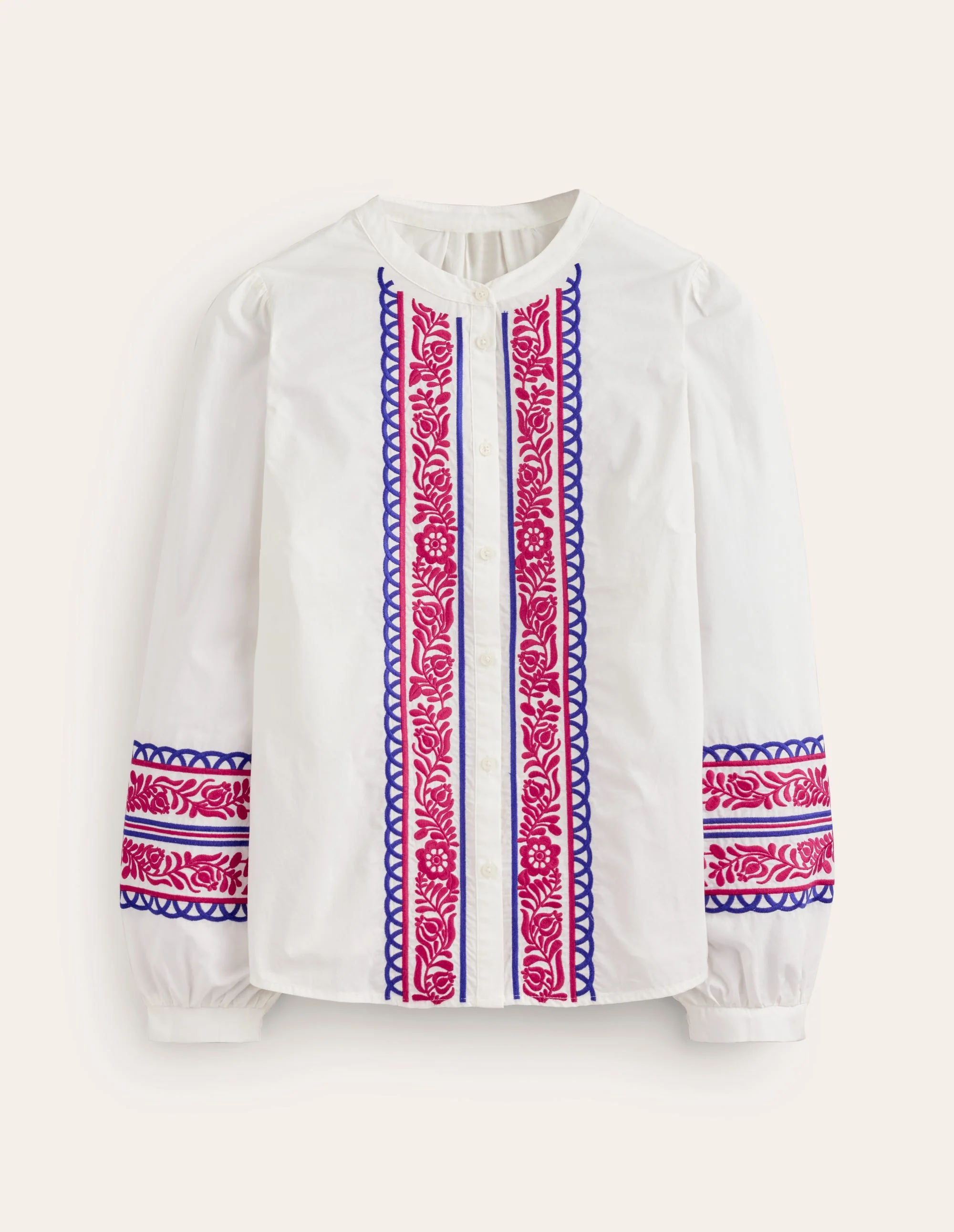 Embroidery Interest Top-White Embroidery - Image 5