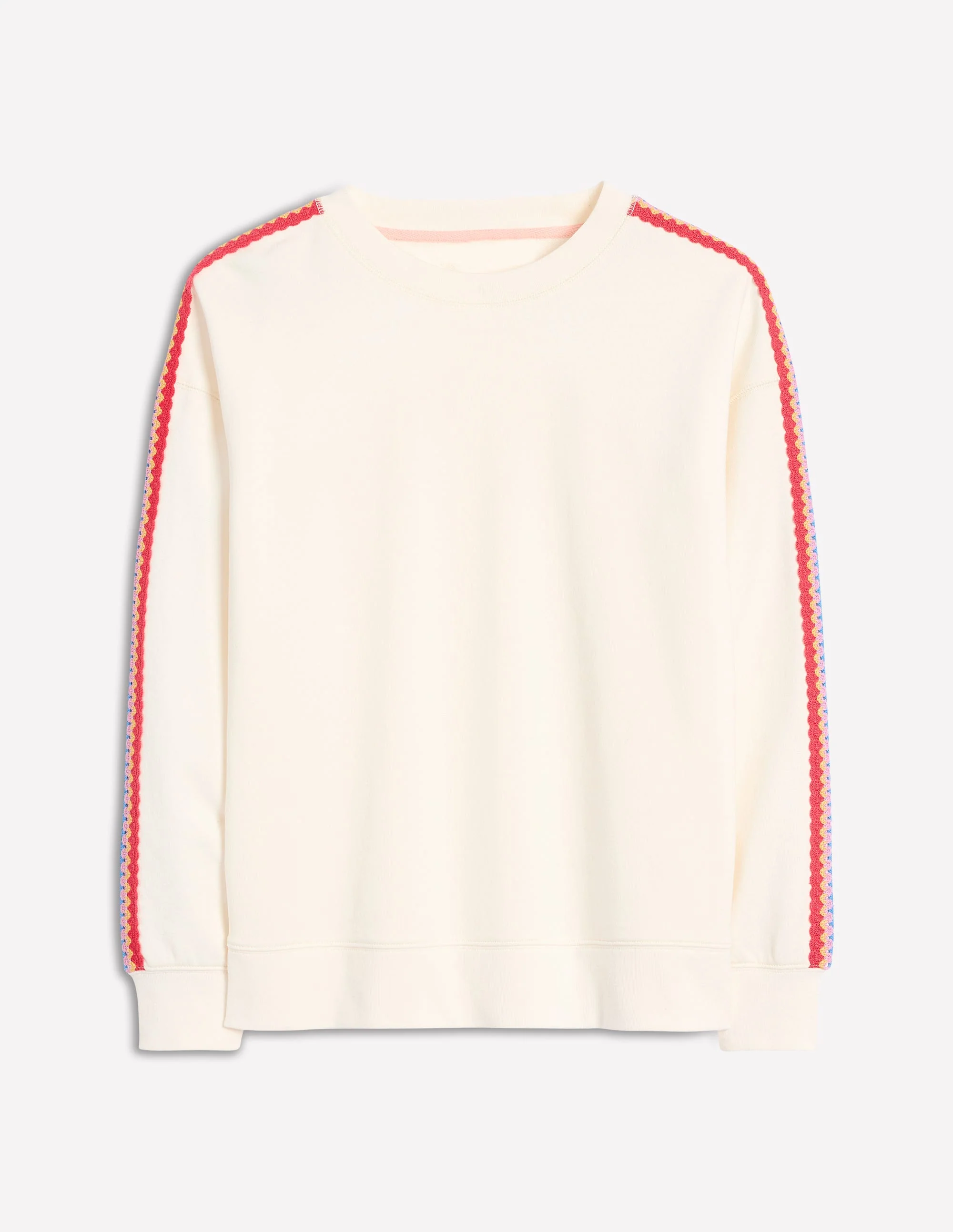 Emi Crochet Sweatshirt-Ivory - Image 5