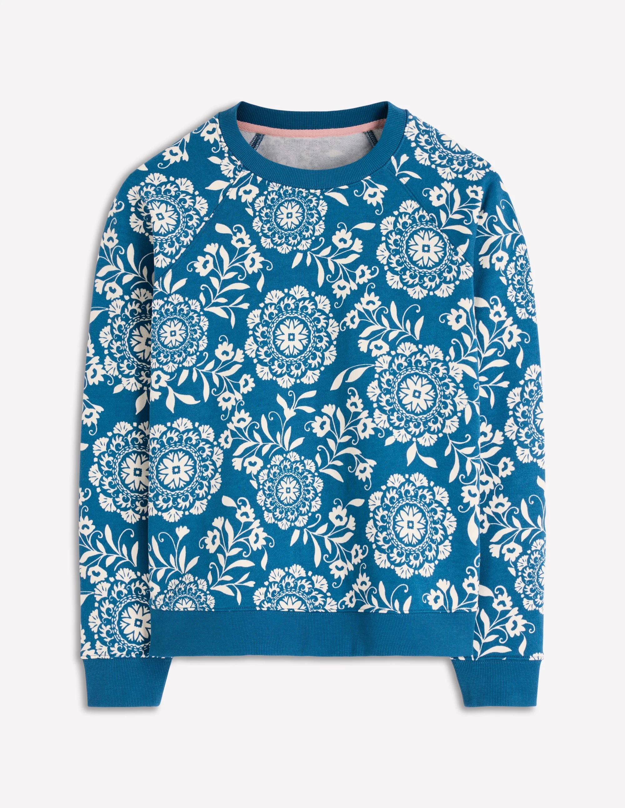 Emi Printed Sweatshirt-Decorative Blossom - Image 5