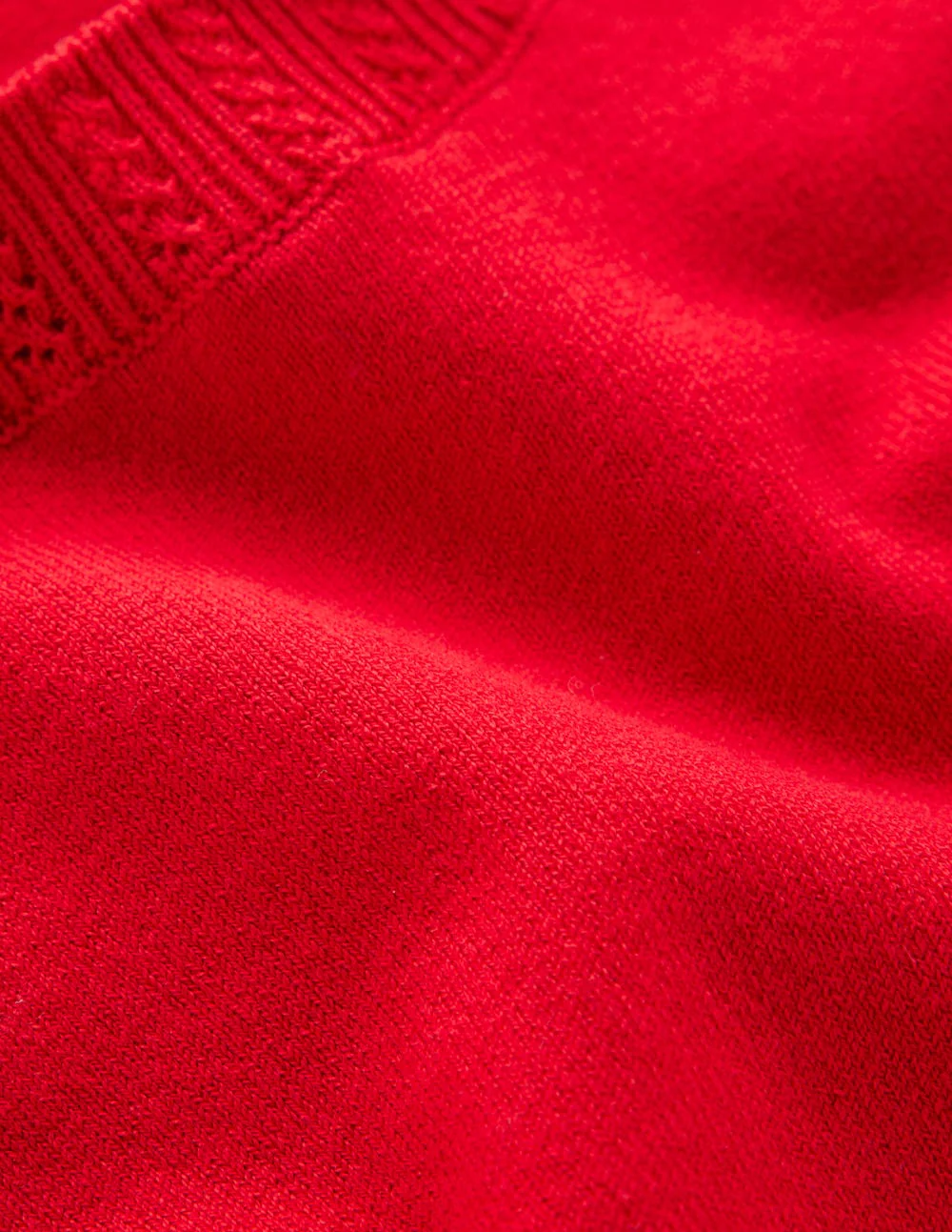 Emilia Cotton Crew Sweater-Merida Red - Image 6