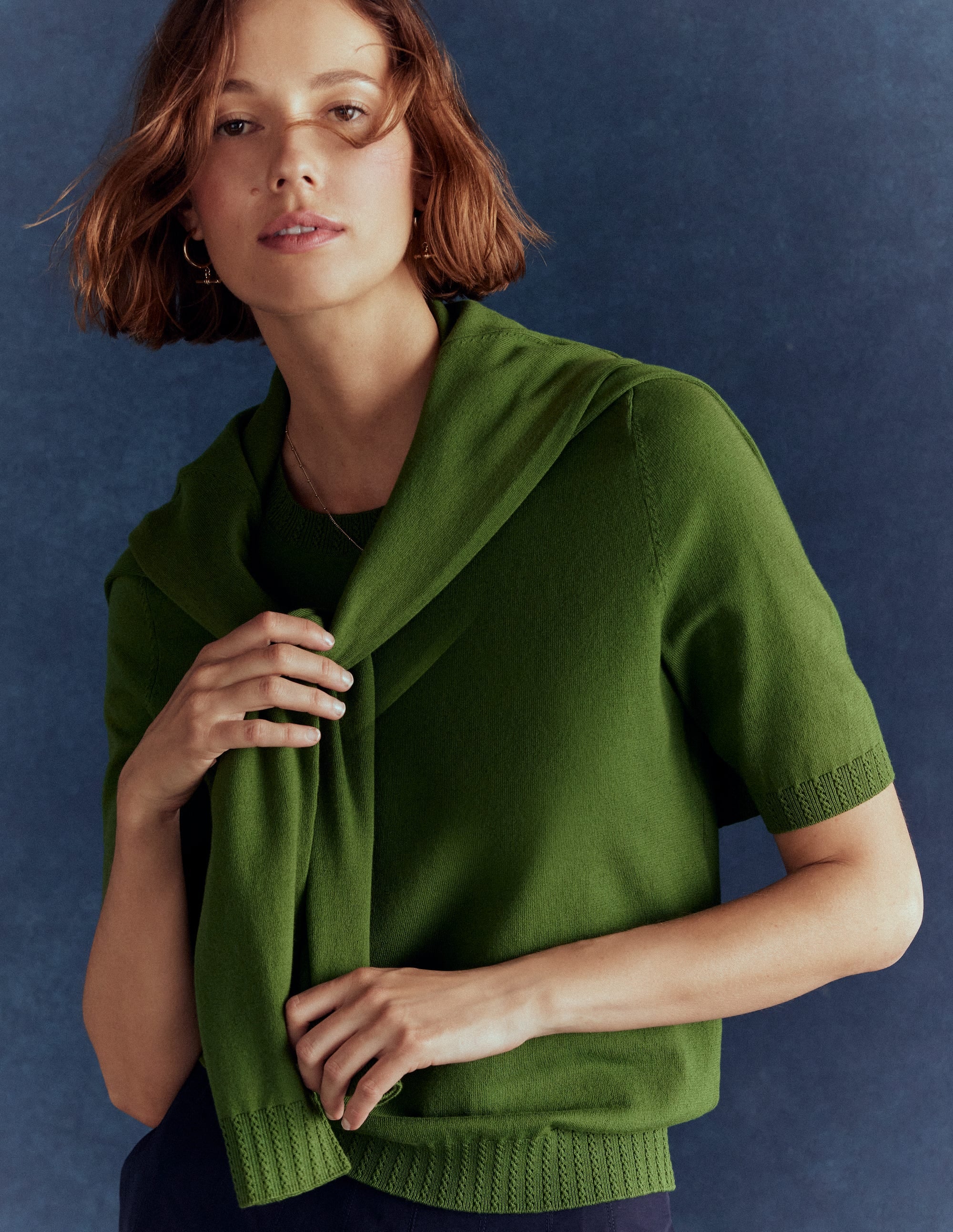 Emilia Cotton Crew T-shirt-Promenade Green - Image 6