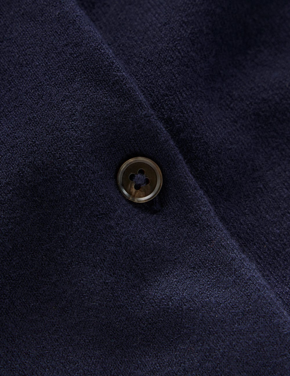 Emilia Cotton Cropped Cardigan-Navy - Image 7