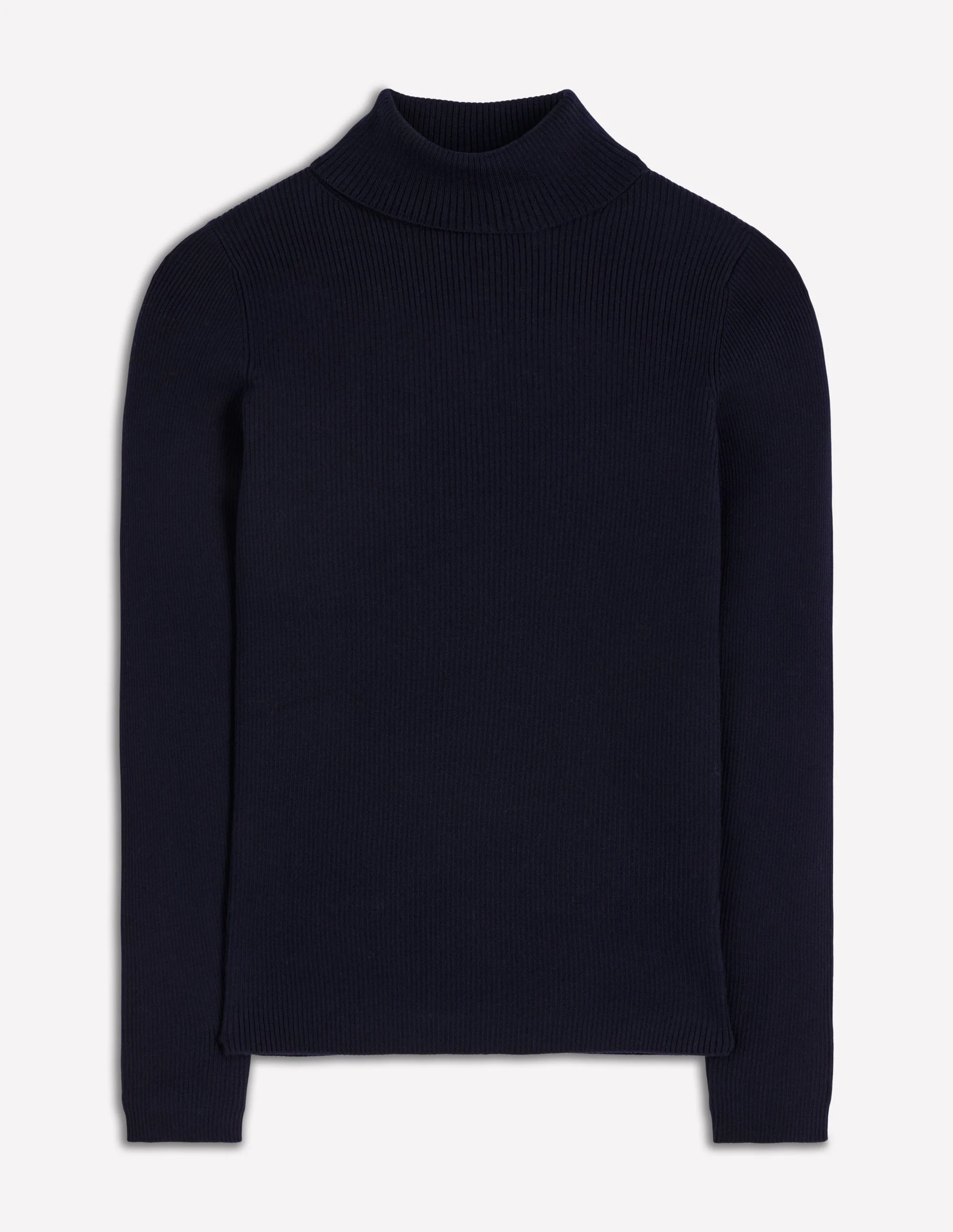 Emilia Roll Neck Sweater-Navy - Image 6