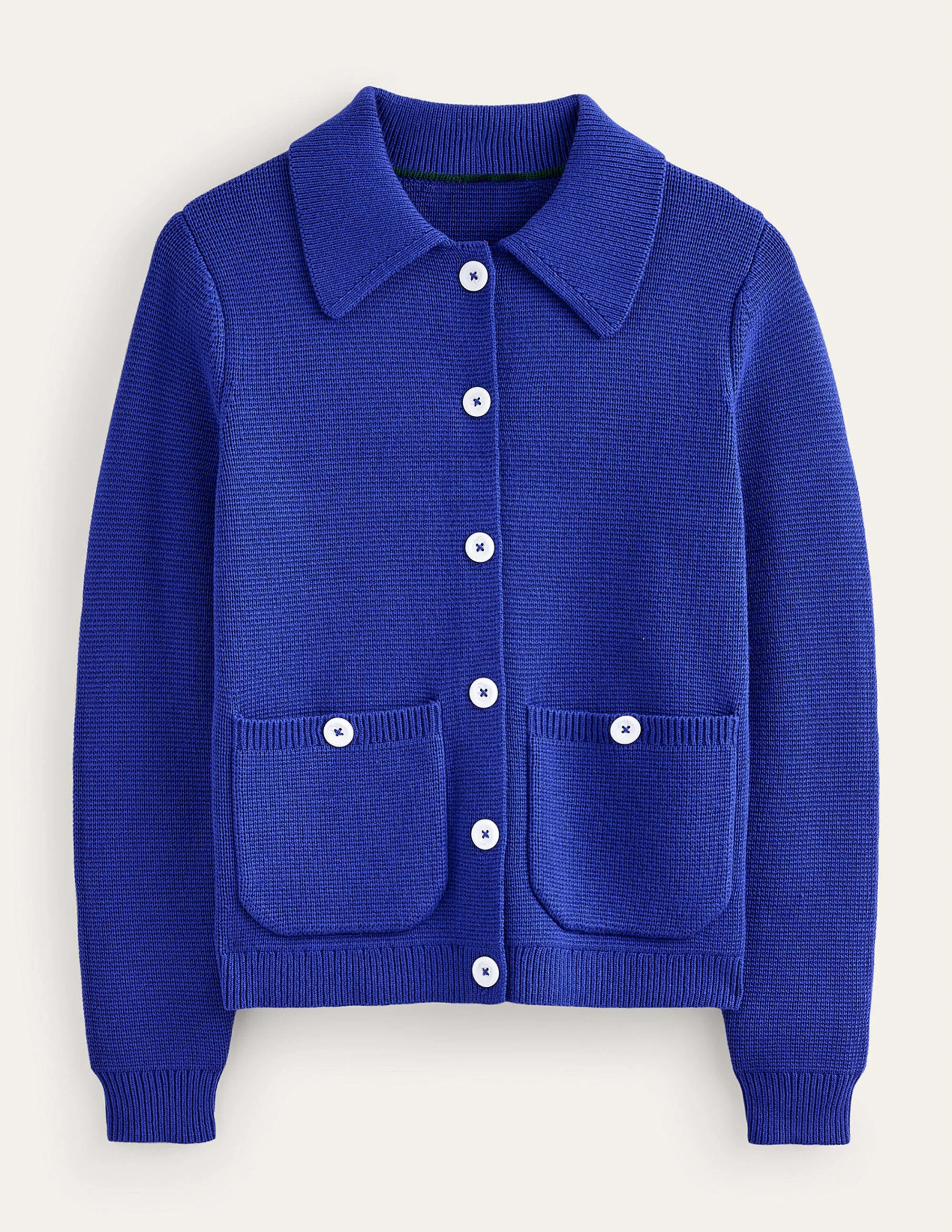 Emily Wool Blend Cardigan-Lapis - Image 6