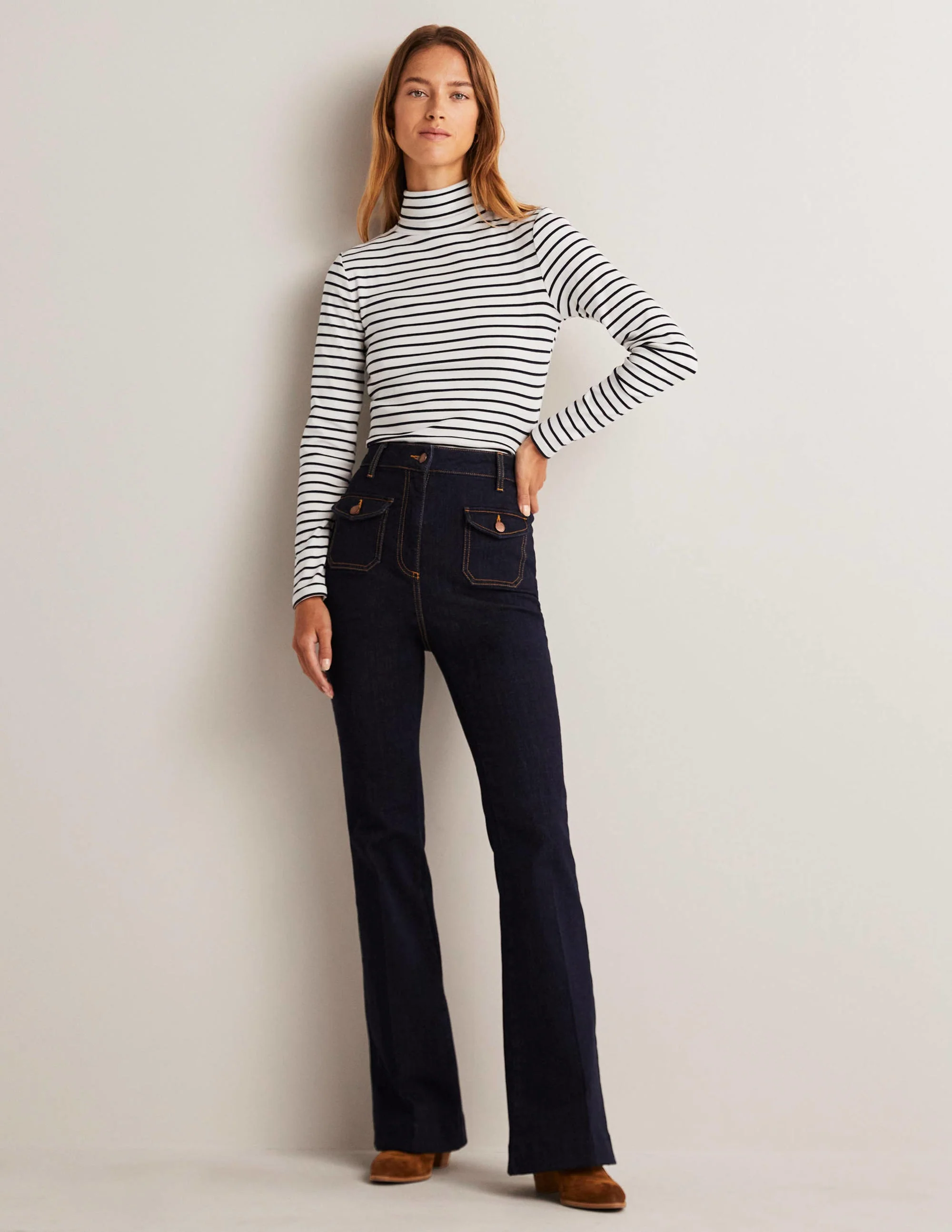 Essential Roll-neck Top-Black - Image 8