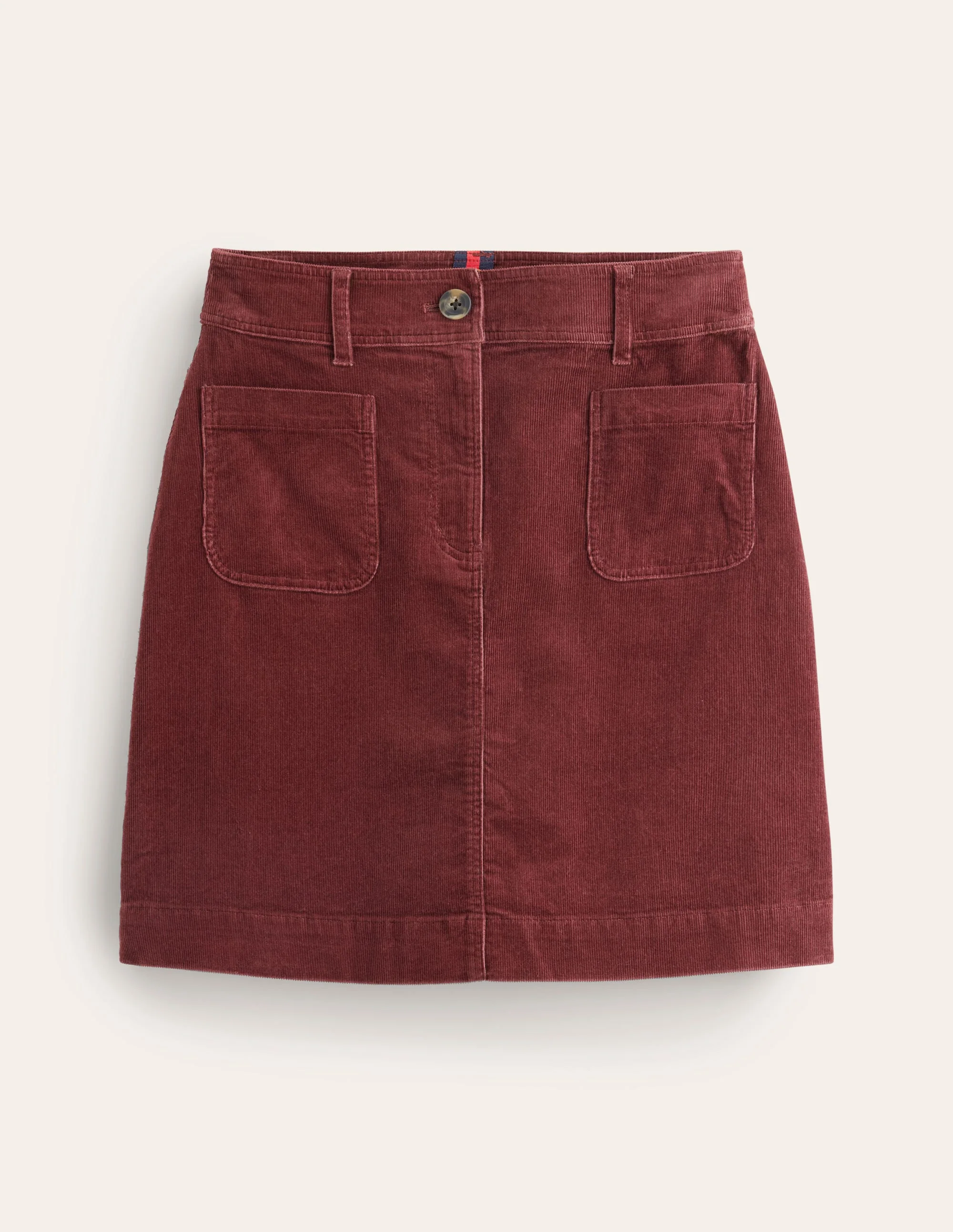 Estella Cord Skirt-Chestnut - Image 5