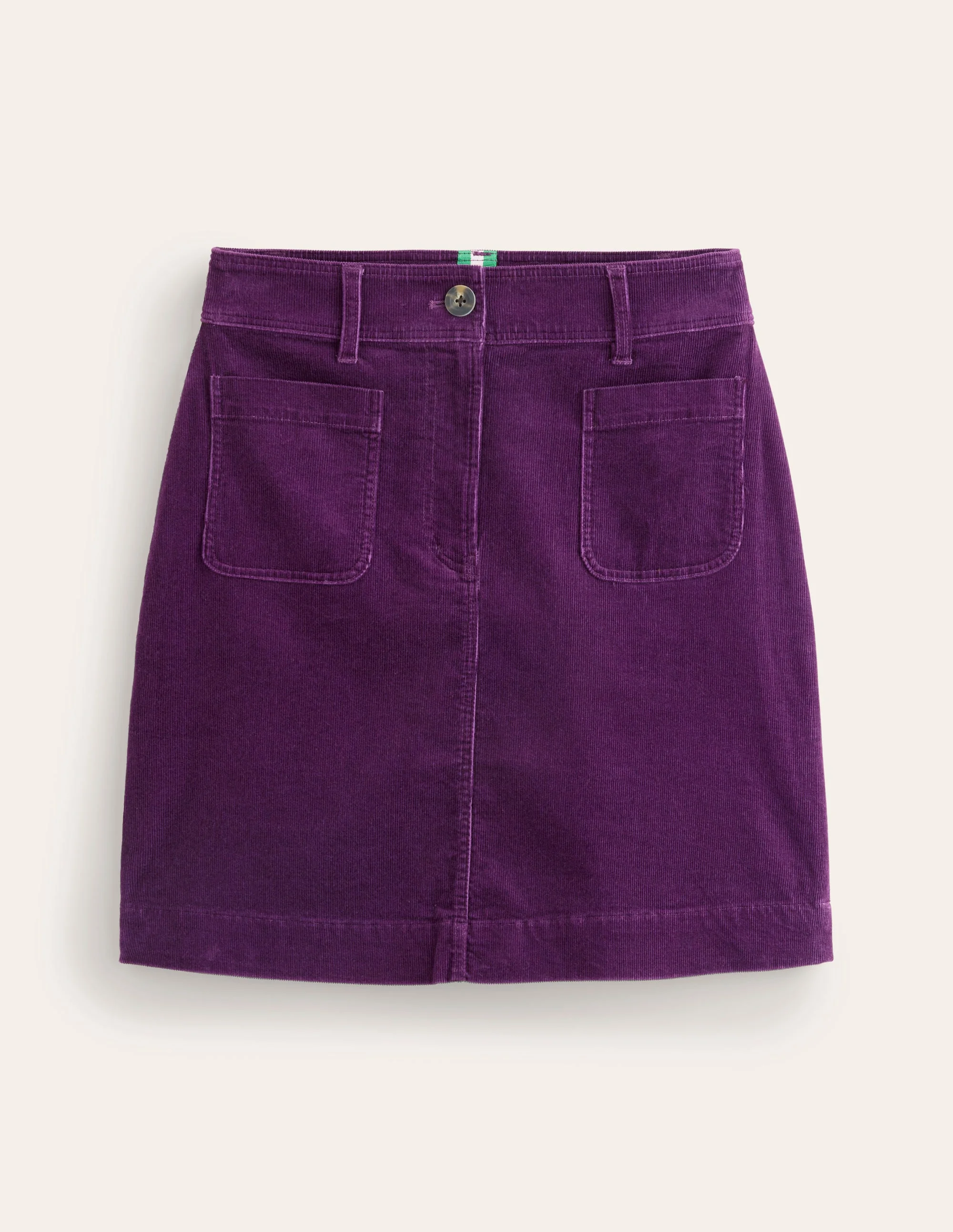 Estella Cord Skirt-Damson - Image 5