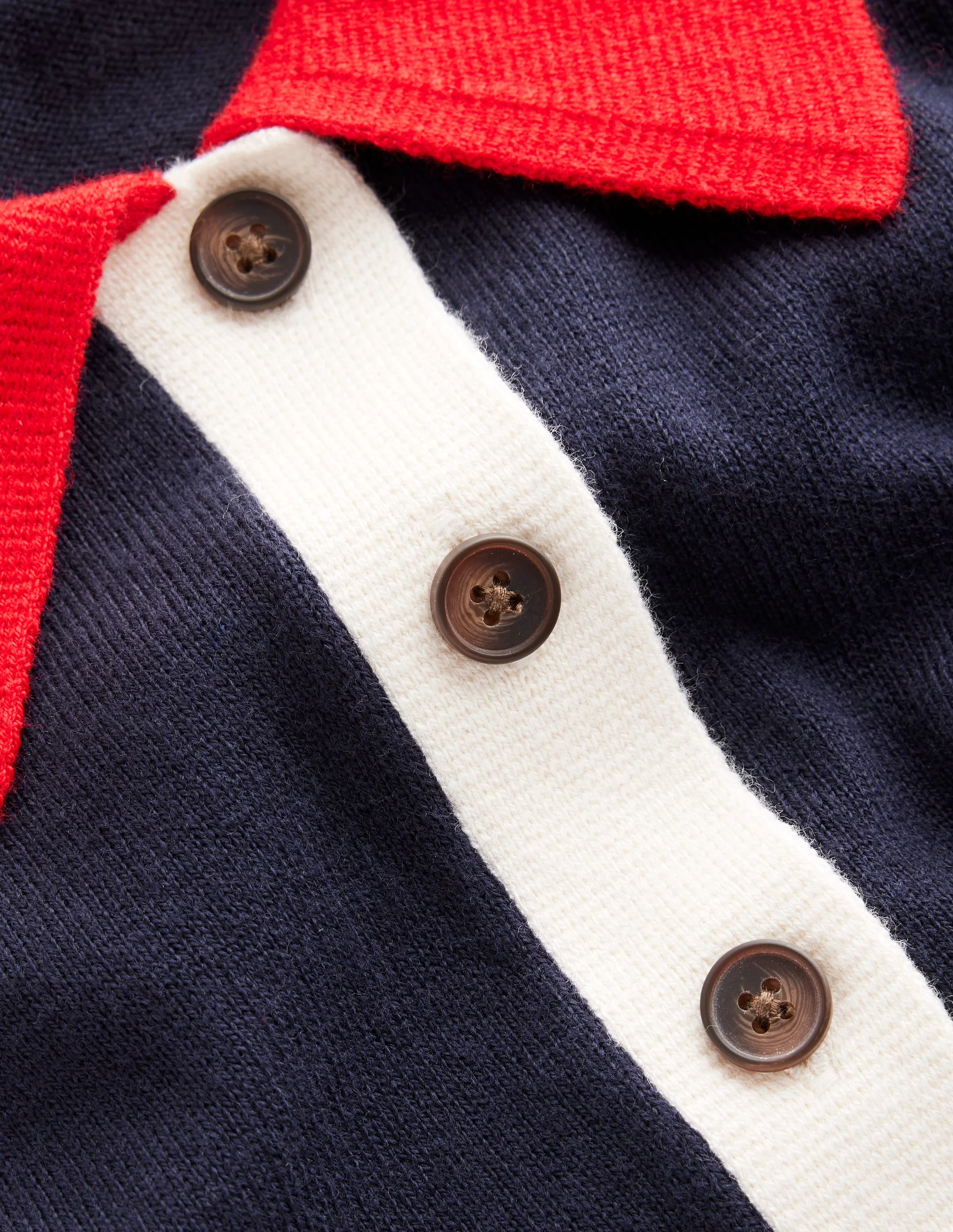 Estelle Henley Sweater-Navy - Image 7