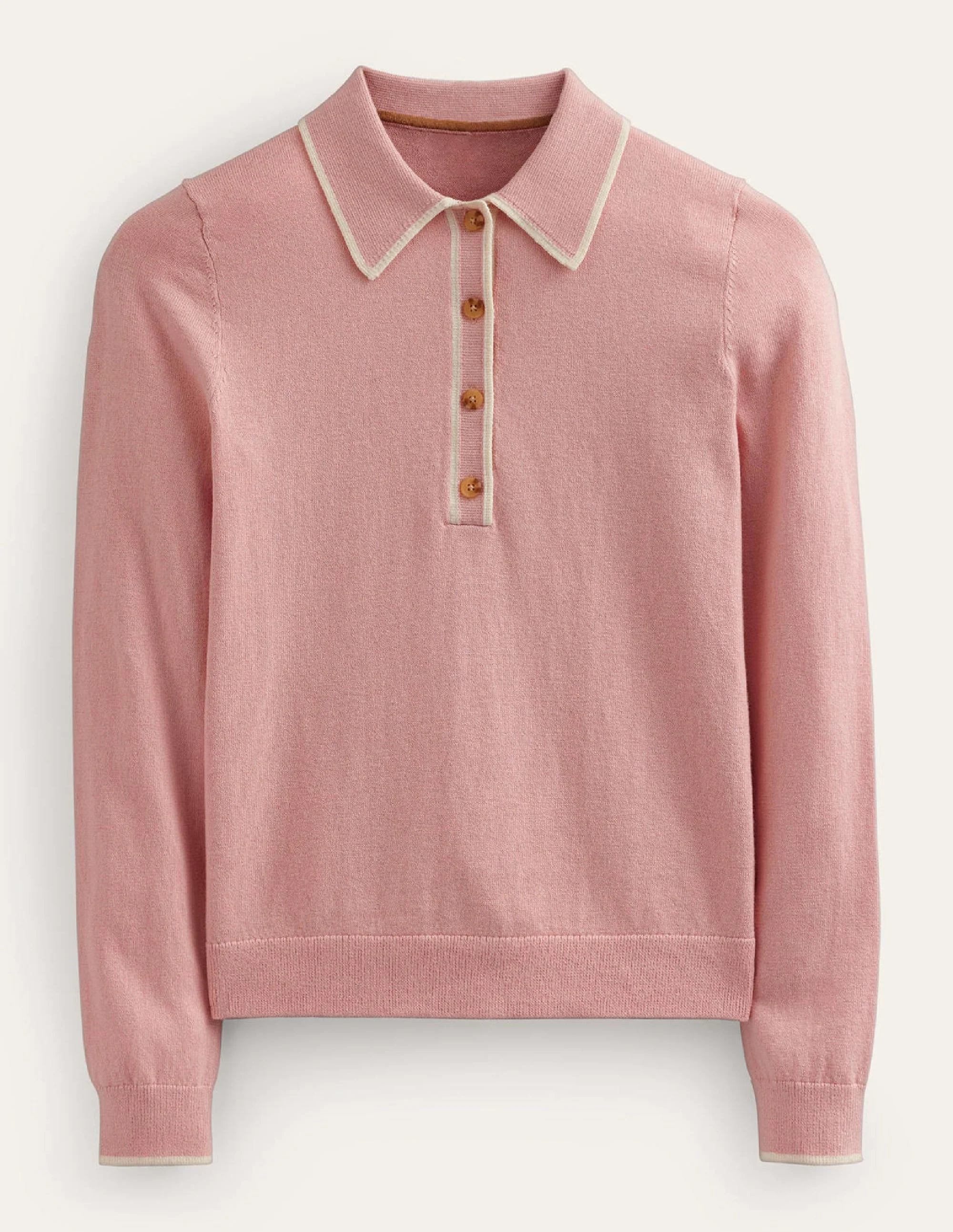 Estelle Henley Sweater-Peachskin - Image 6