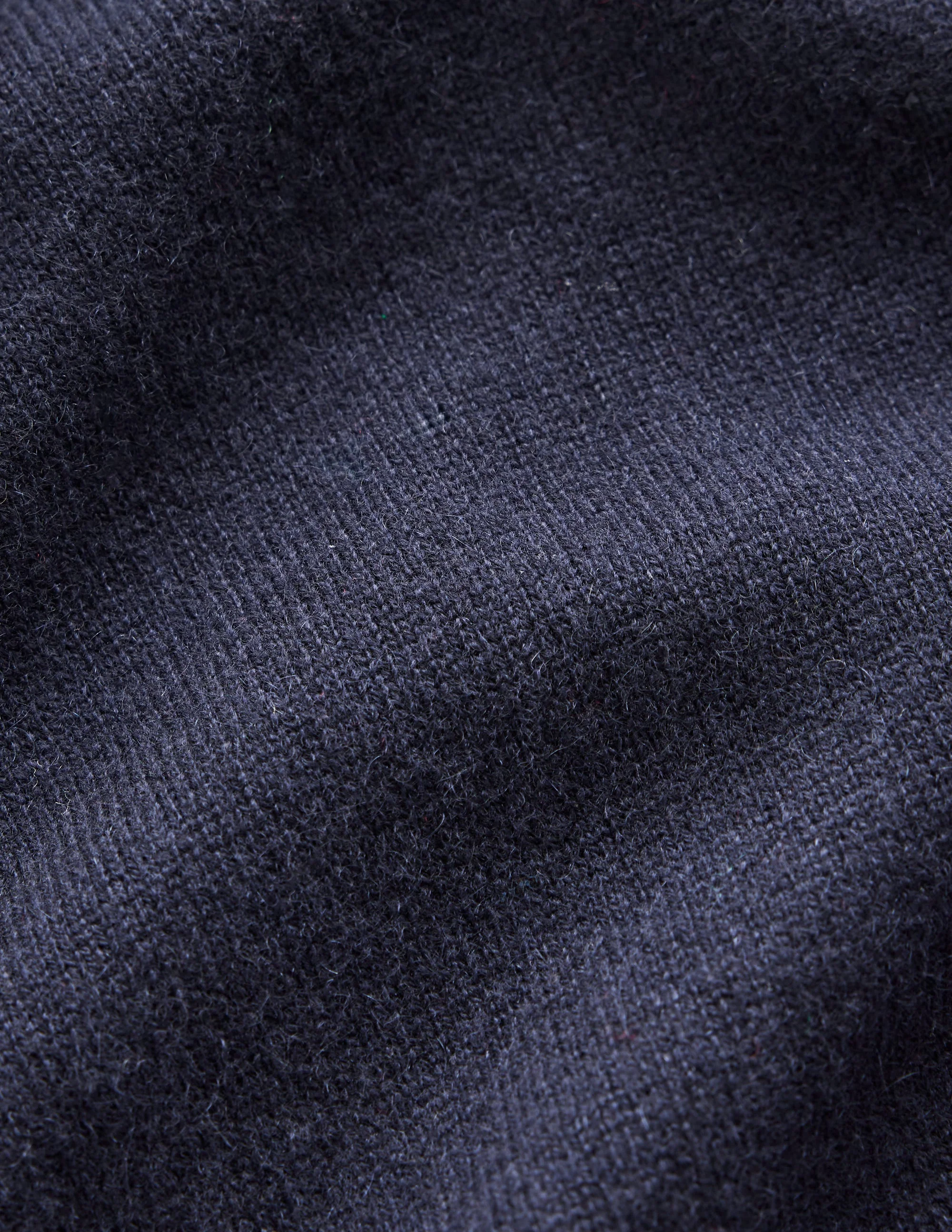 Eva Cashmere Roll Neck Sweater-Dark Blue - Image 6