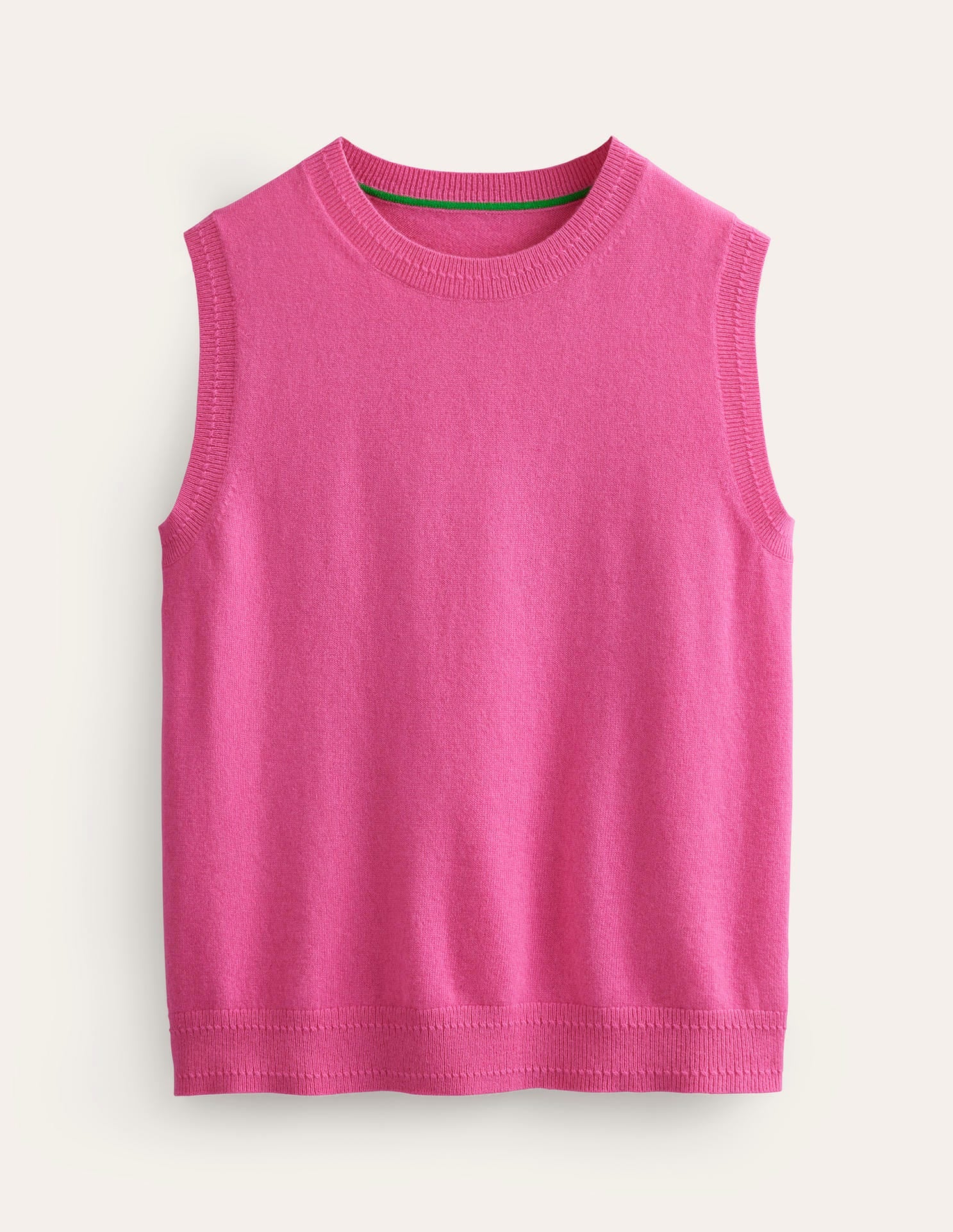 Eva Cashmere Vest-Party Pink - Image 5