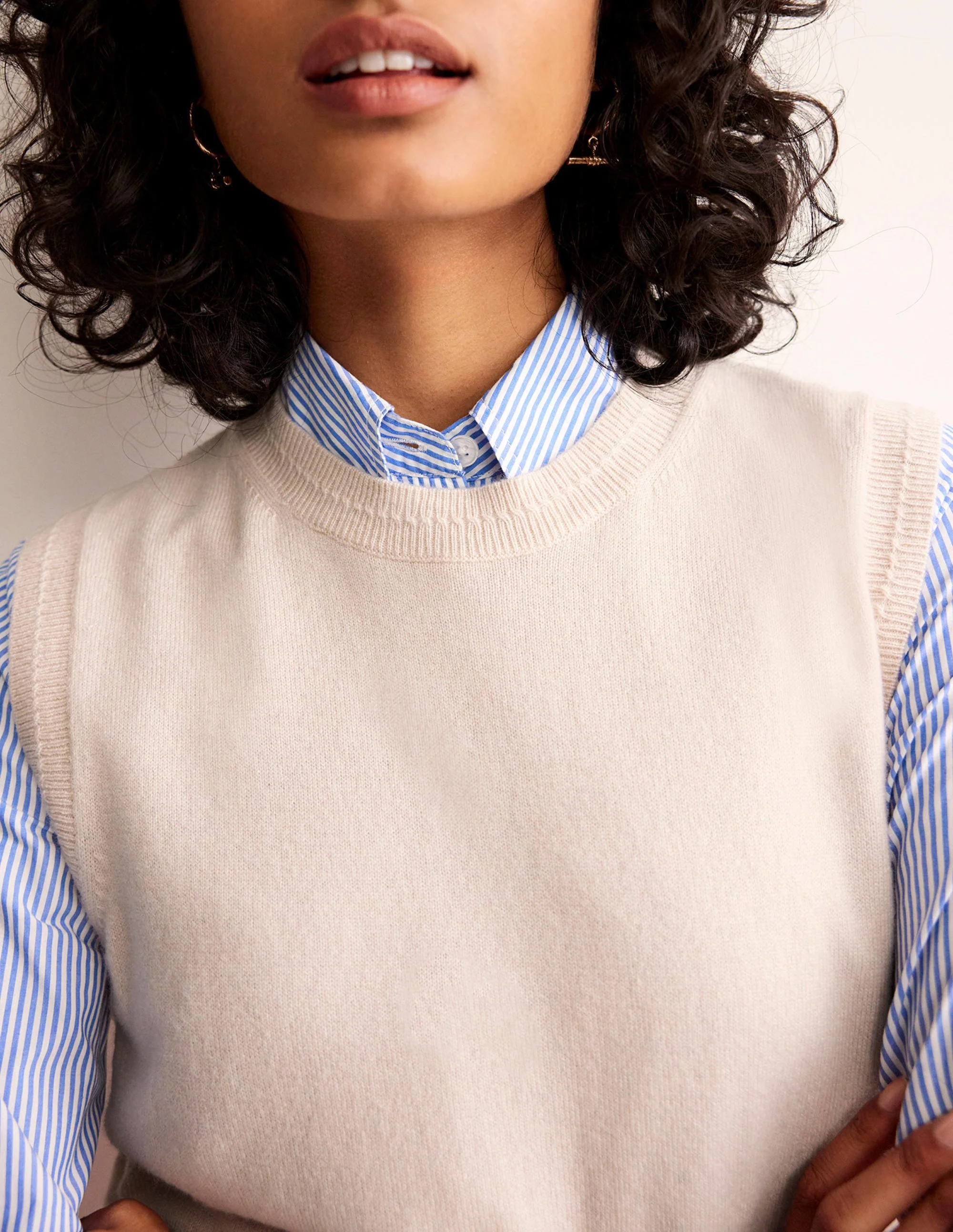 Eva Cashmere Vest-Rope - Image 2