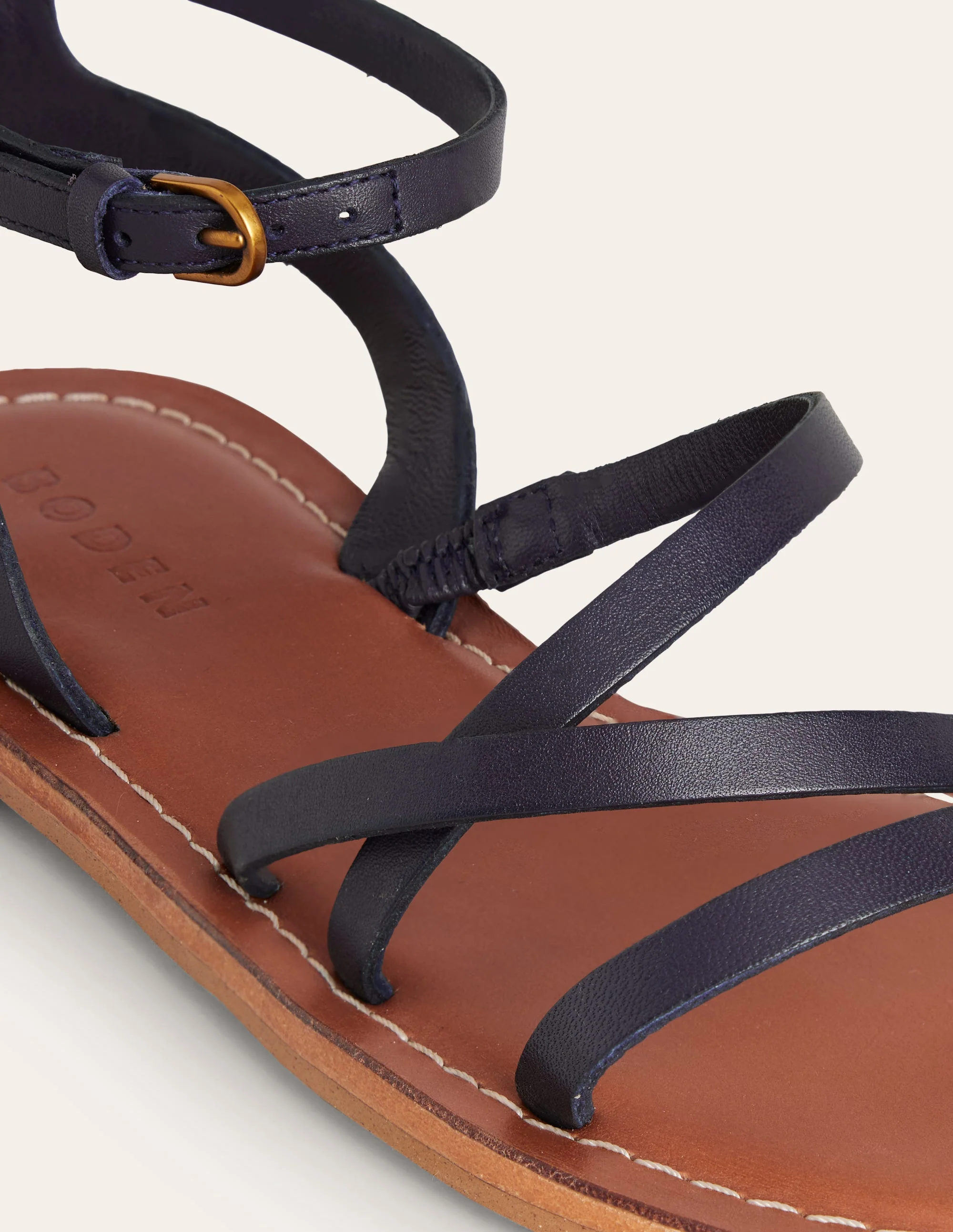 Everyday Flat Sandals-Navy - Image 4