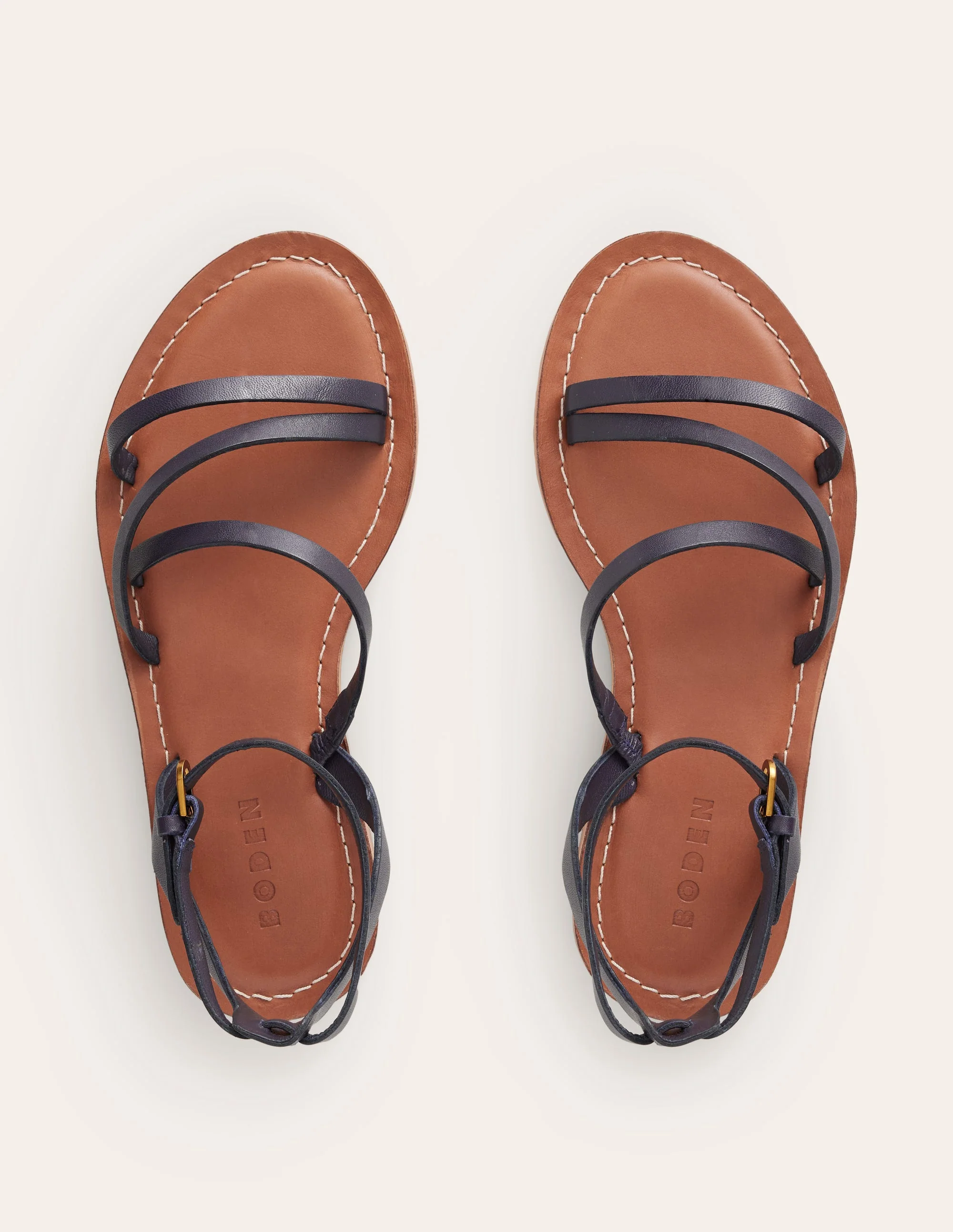 Everyday Flat Sandals-Navy - Image 5