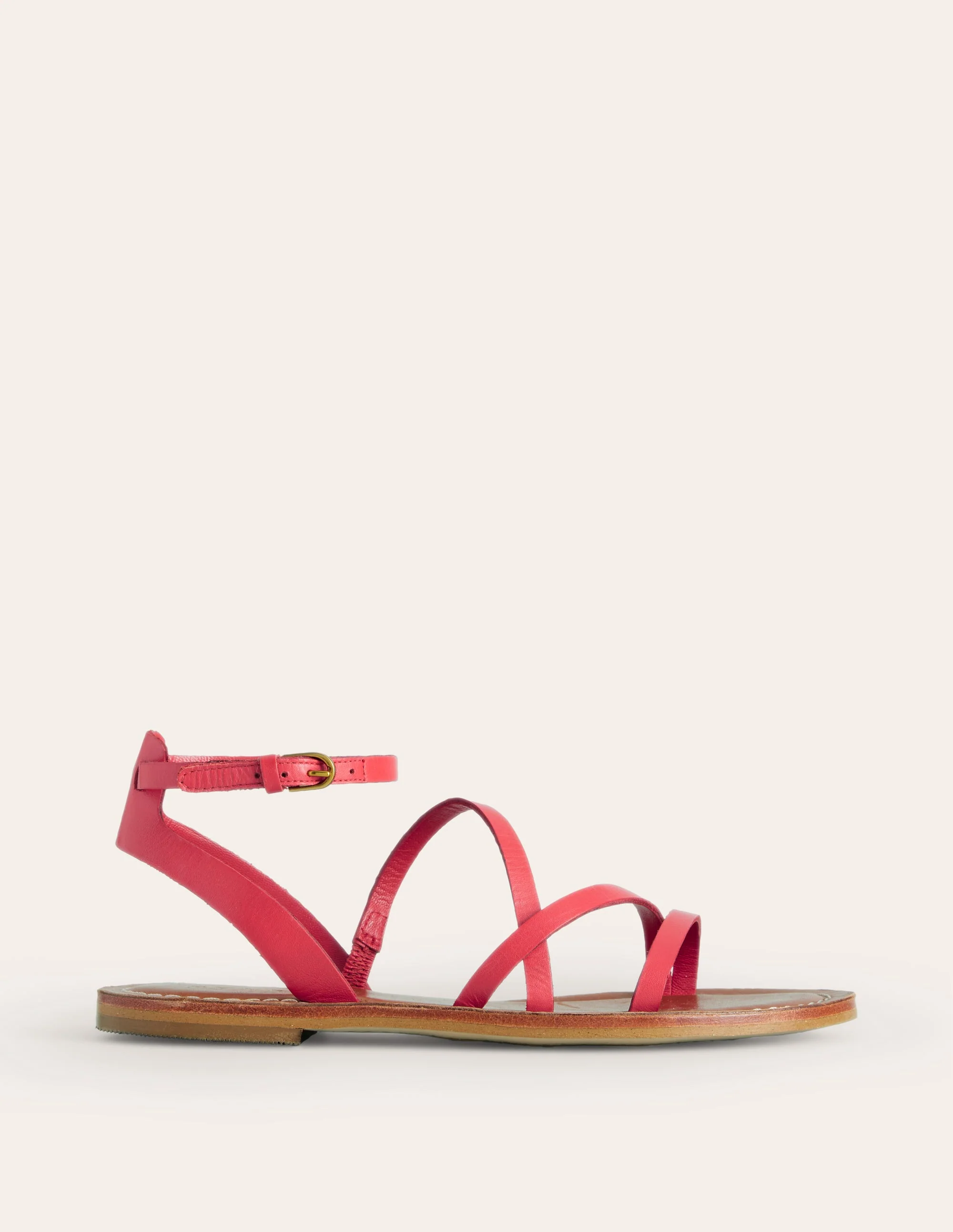 Everyday Flat Sandals-Post Box Red - Image 2