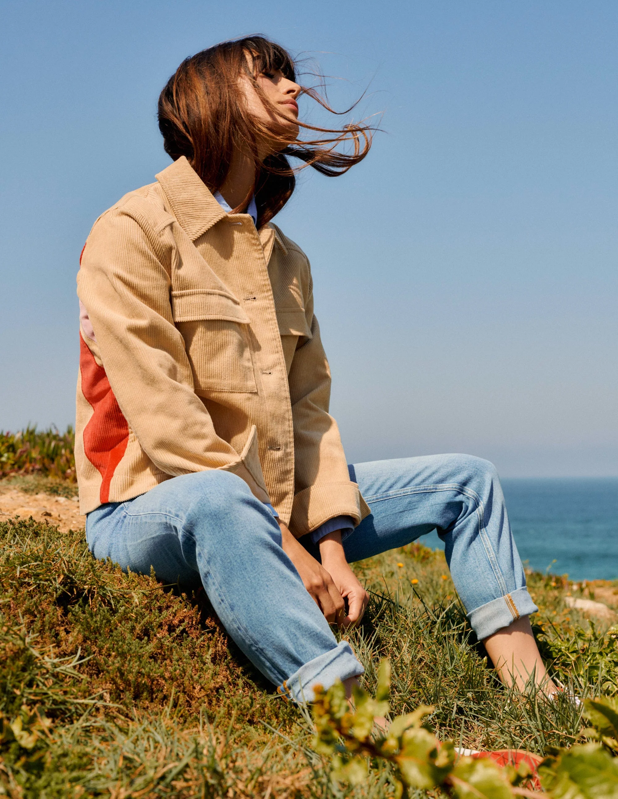 Exeter Cord Jacket-Appliqué Sun - Image 6