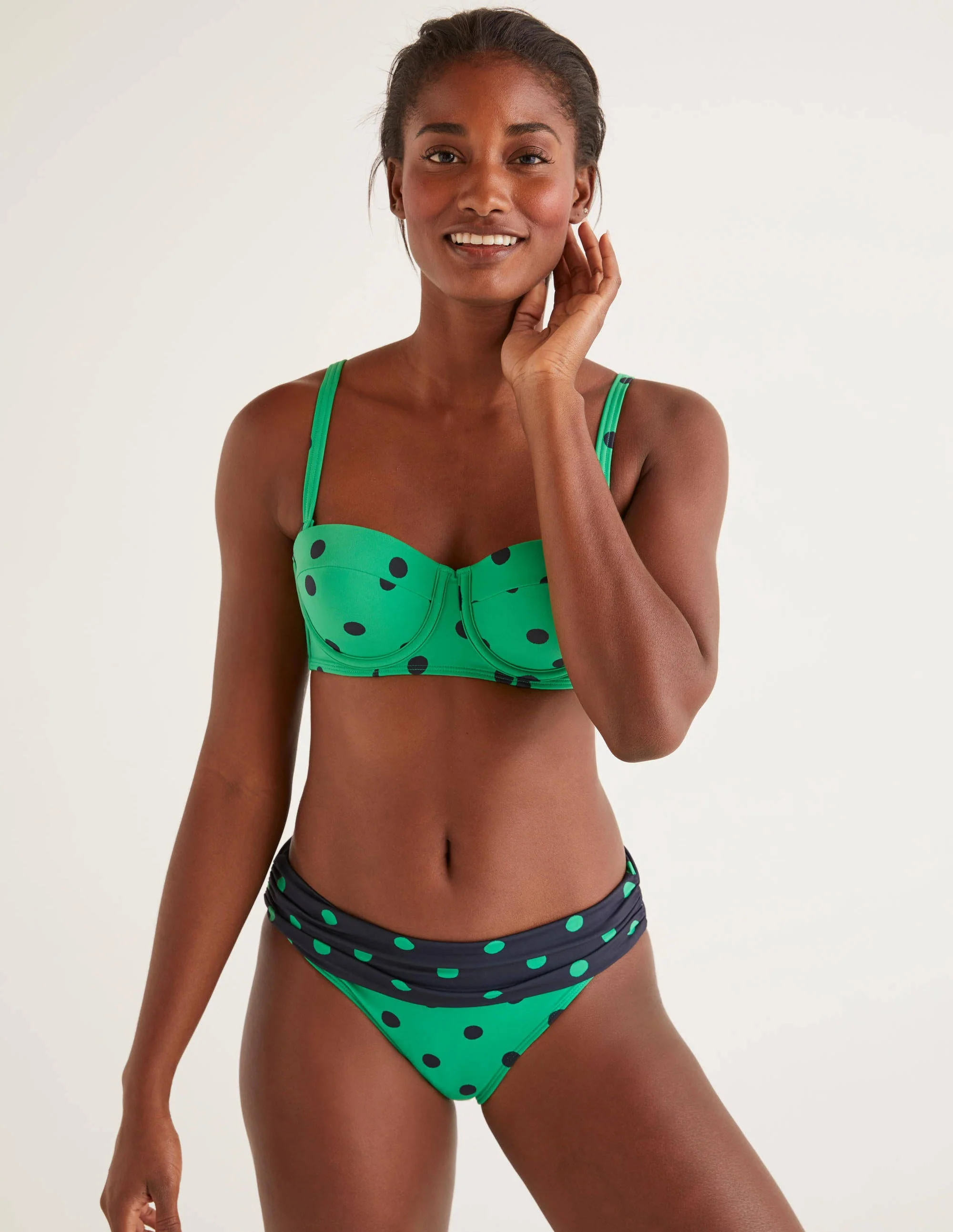 Eze Fold Over Bottoms-Rich Emerald, Brand Spot - Image 5