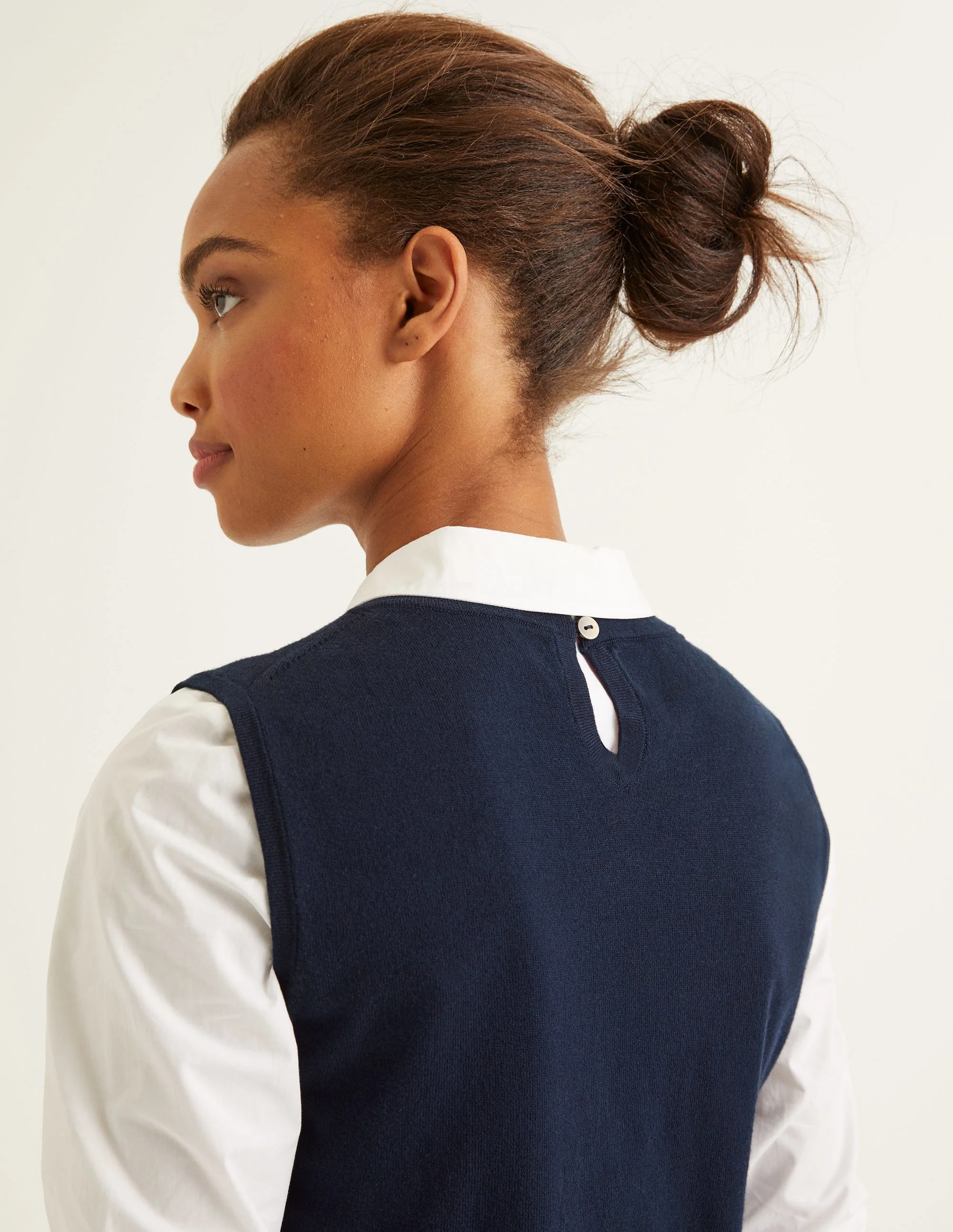 Favourite Knitted Tank-Navy - Image 6