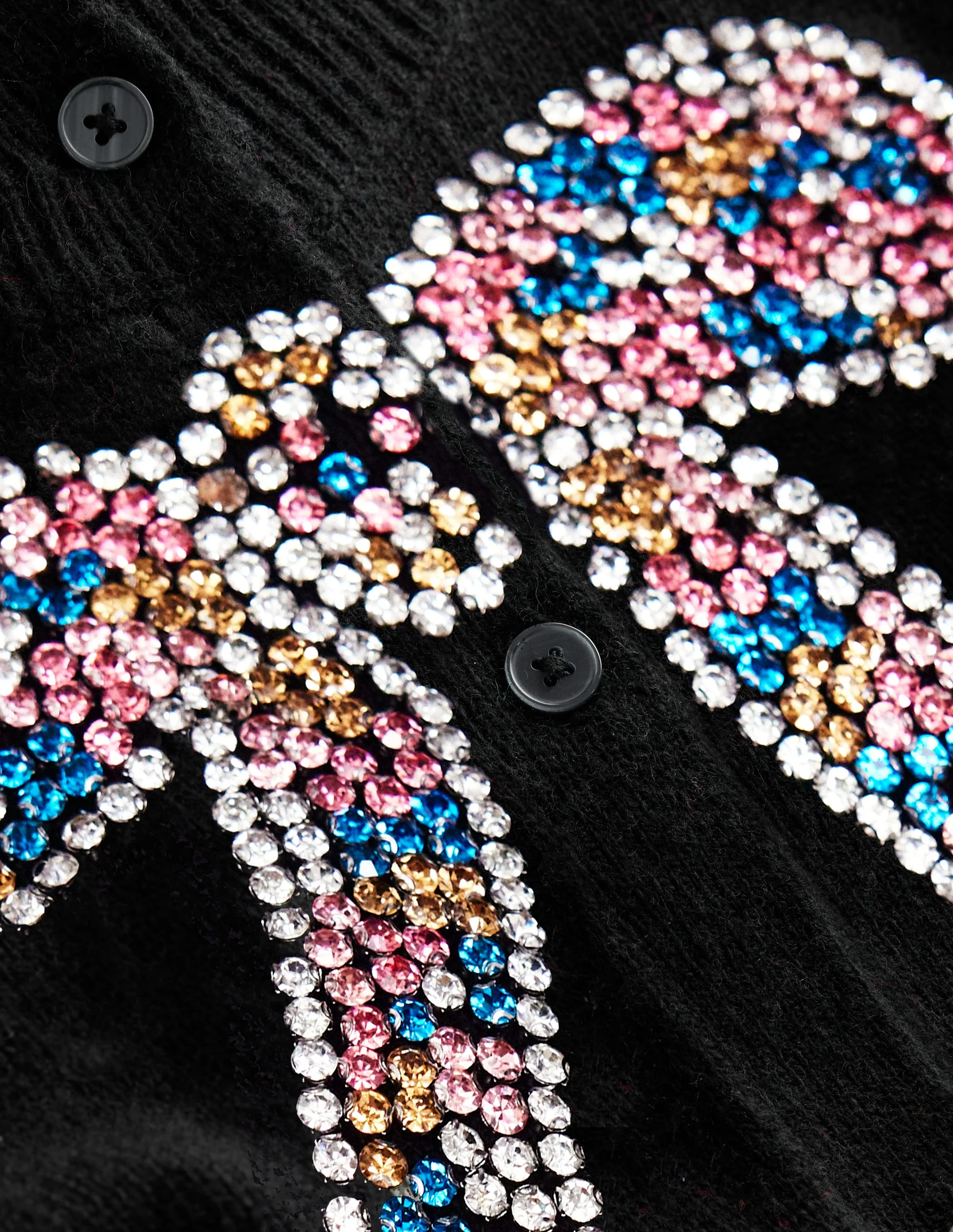 Fenella Embellished Cardigan-Black - Image 8
