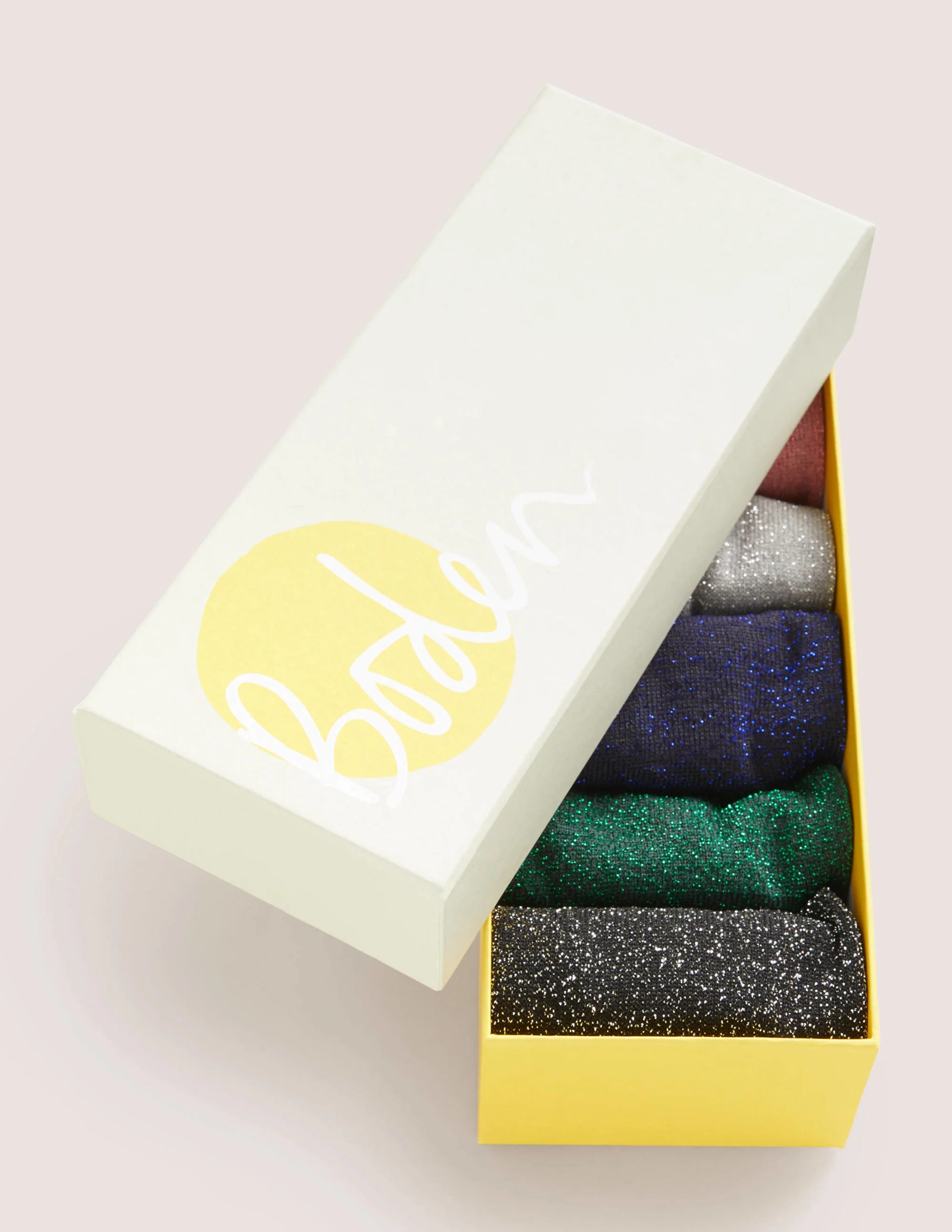 Five Pack Sparkle Socks-Sparkle Multi