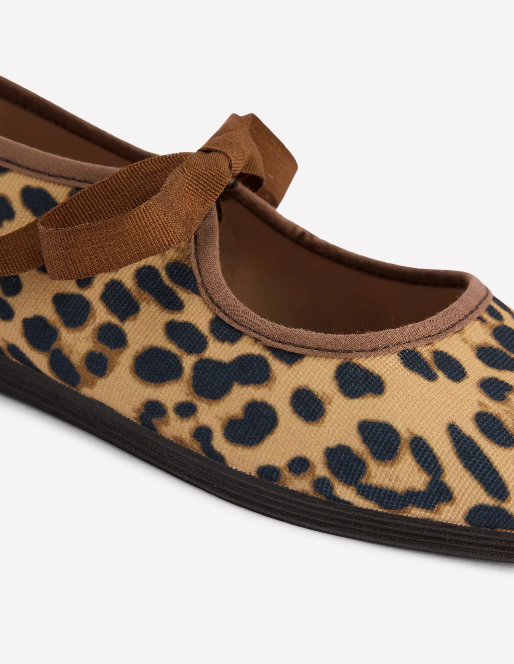 Flexi Tie Mary Janes-Leopard - Image 5