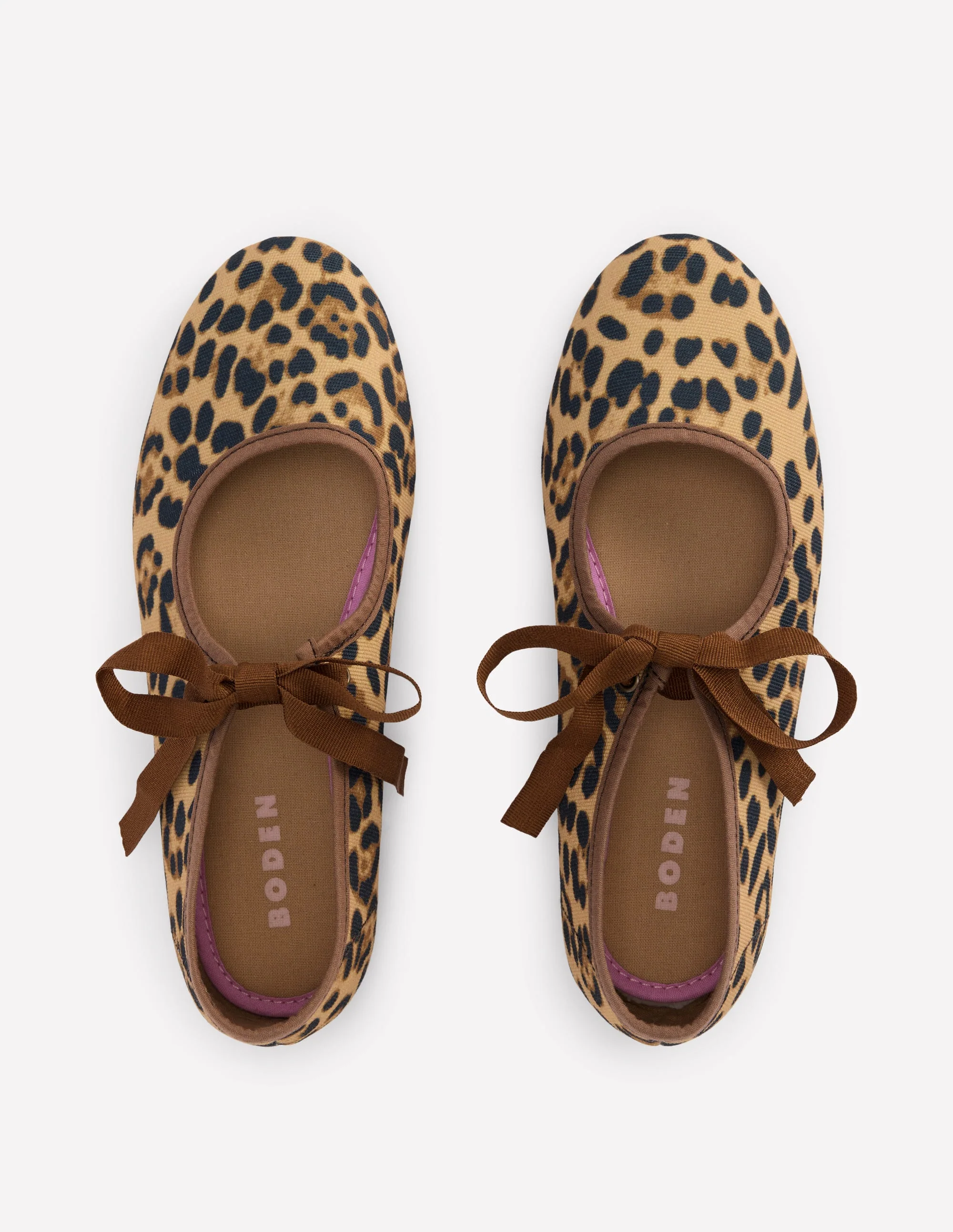 Flexi Tie Mary Janes-Leopard - Image 6