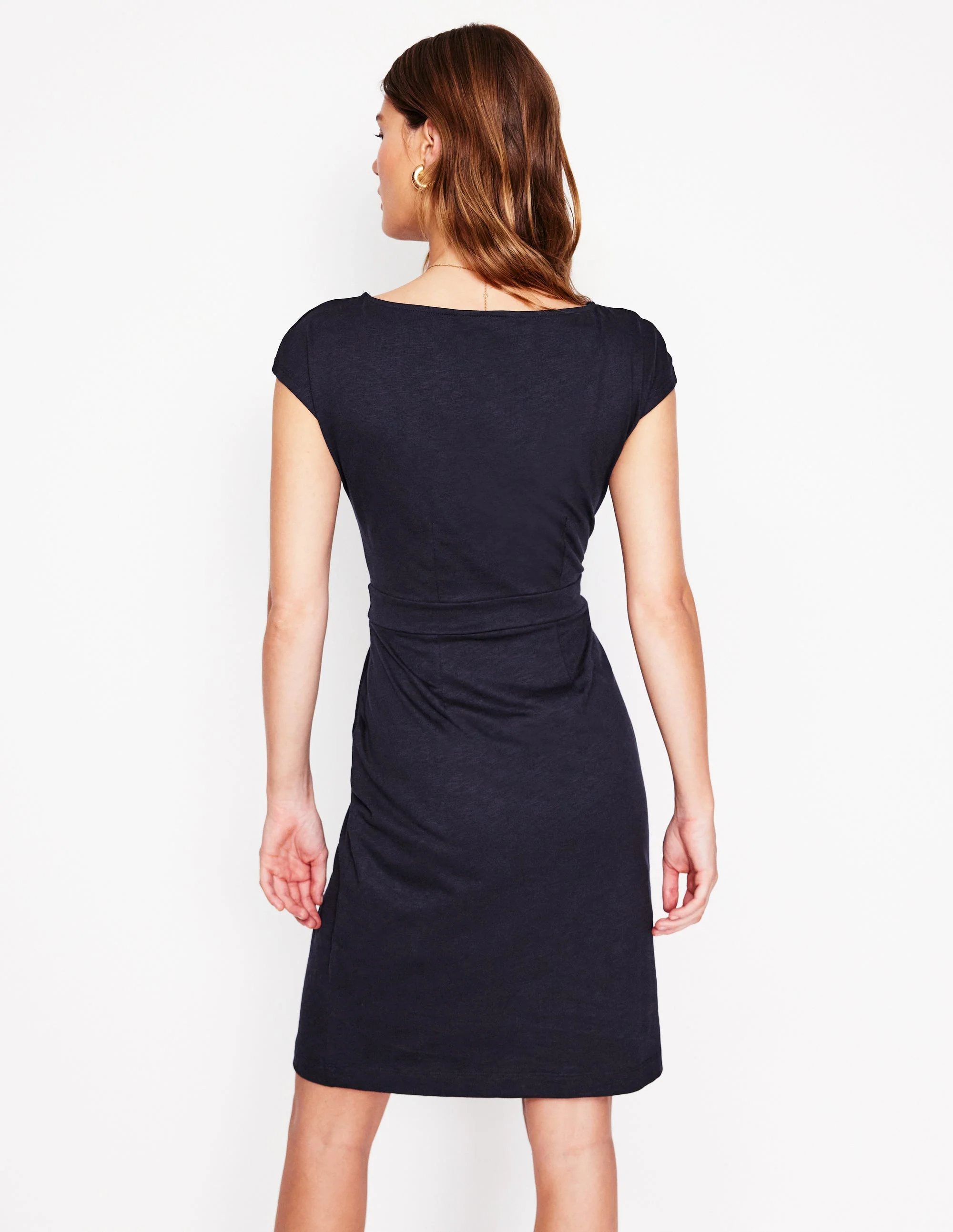Florrie Jersey Dress-Navy - Image 3