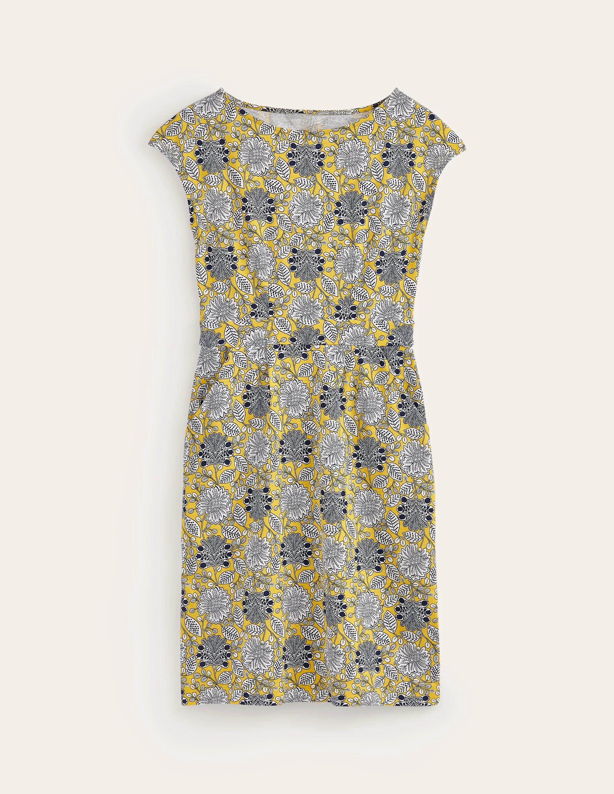 Florrie Jersey Dress-Passion Fruit, Gardenia Swirl - Image 6