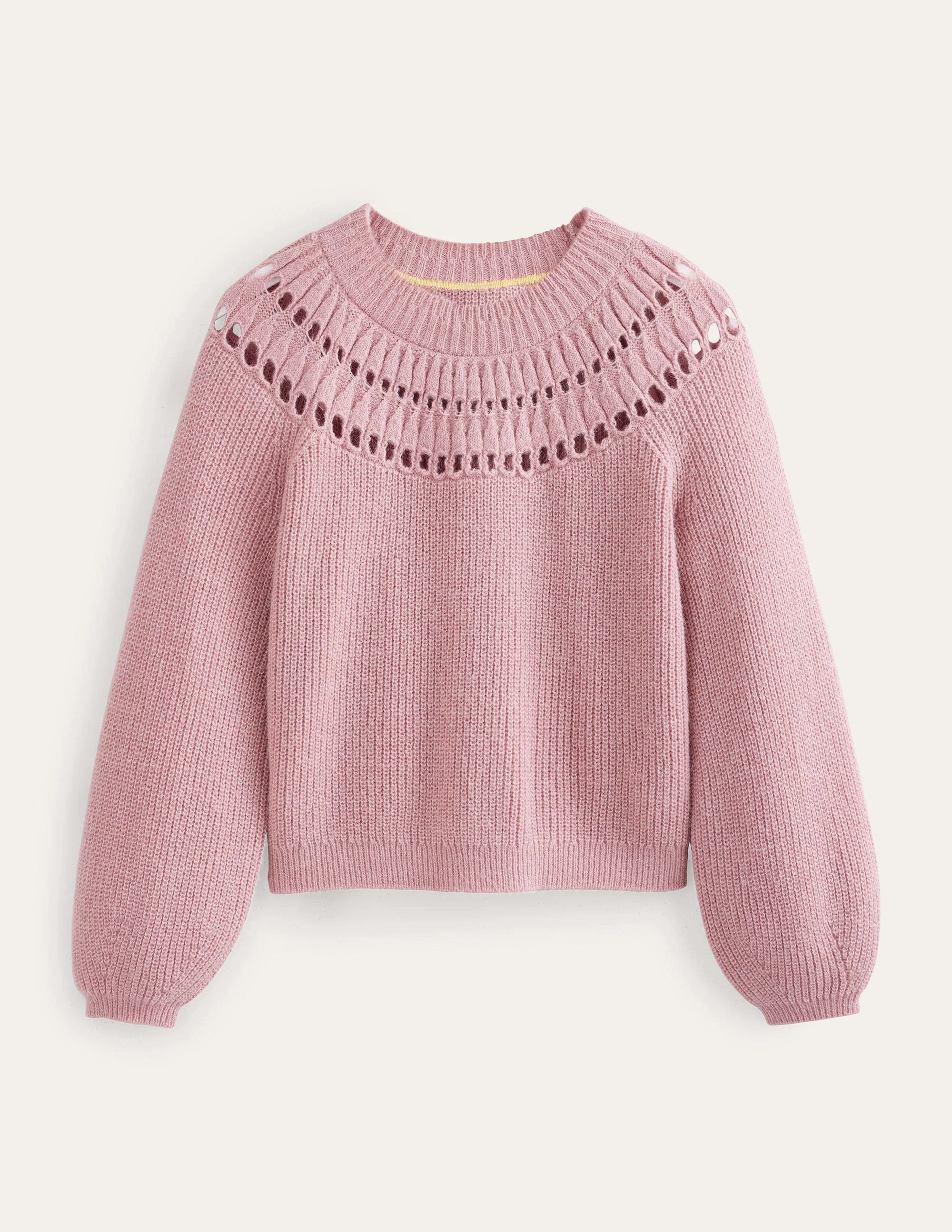 Fluffy Ruffle Sweater-Dahlia Pink - Image 2