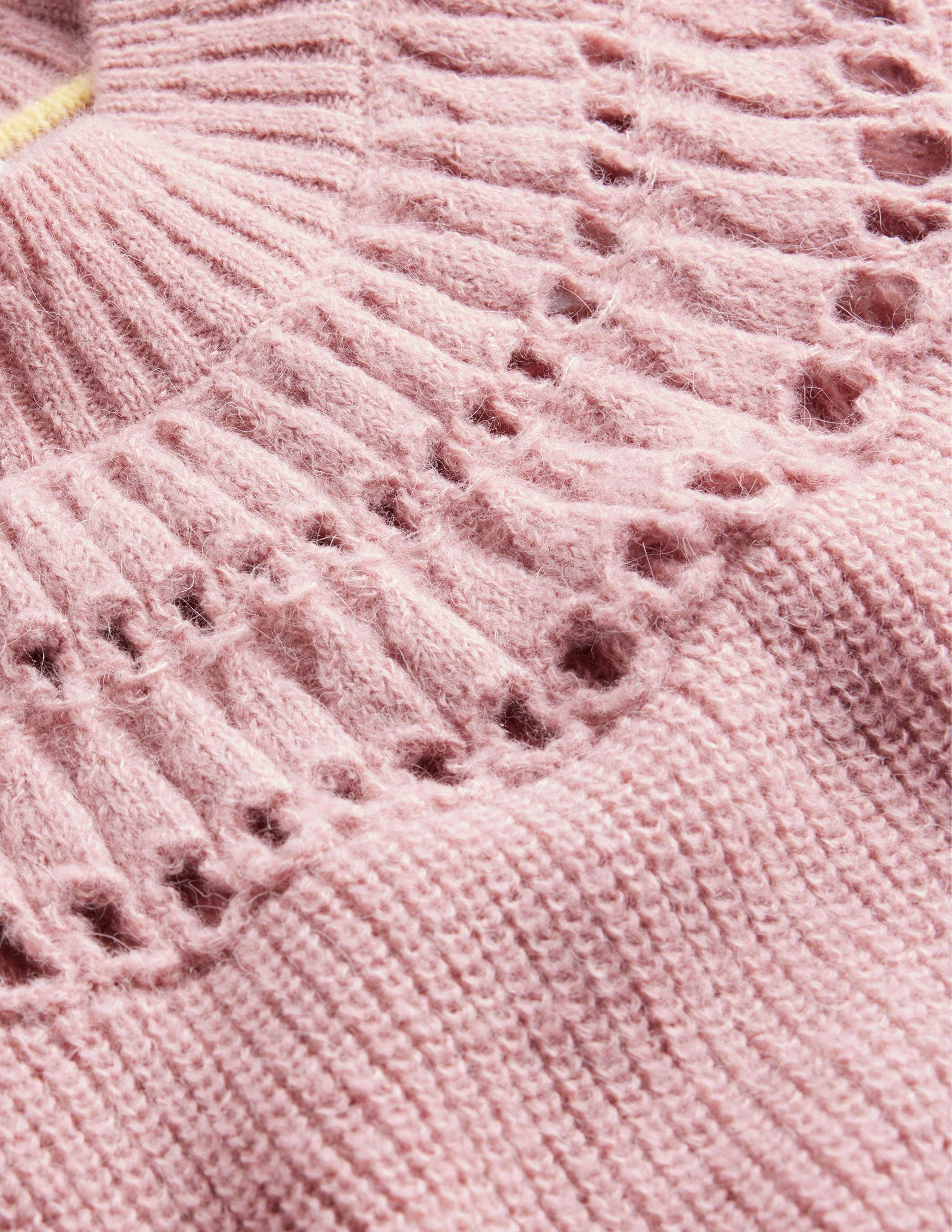 Fluffy Ruffle Sweater-Dahlia Pink - Image 3