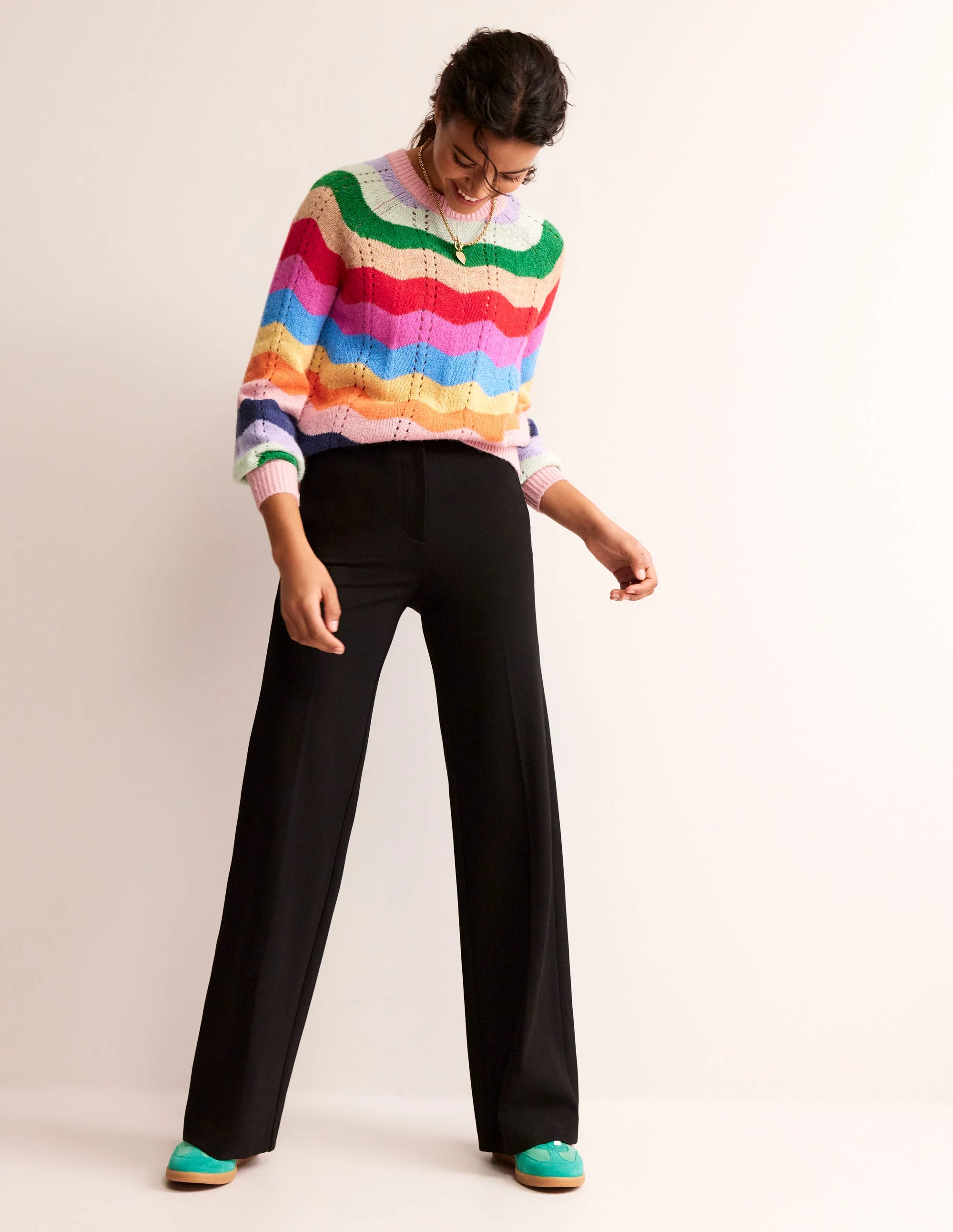 Fluffy Wave Sweater-Multi - Image 4