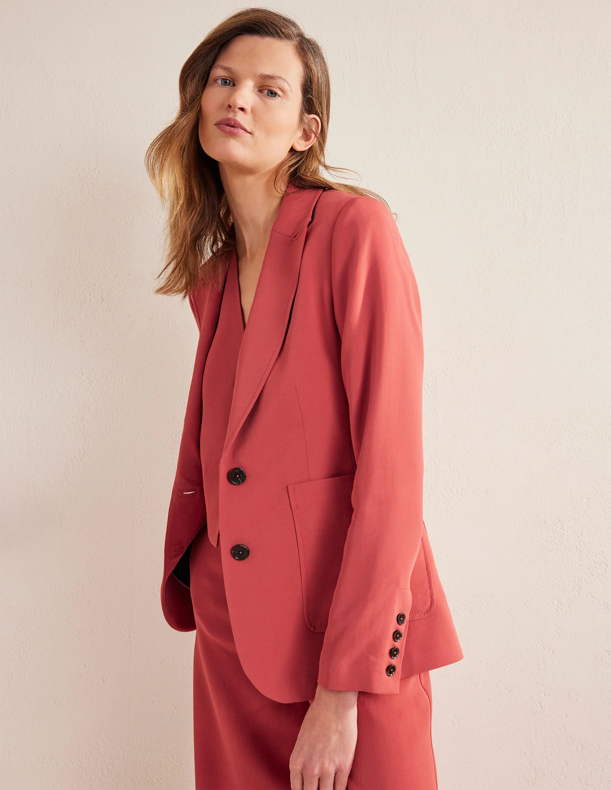 Fluid Tailored Blazer-Fox - Image 4