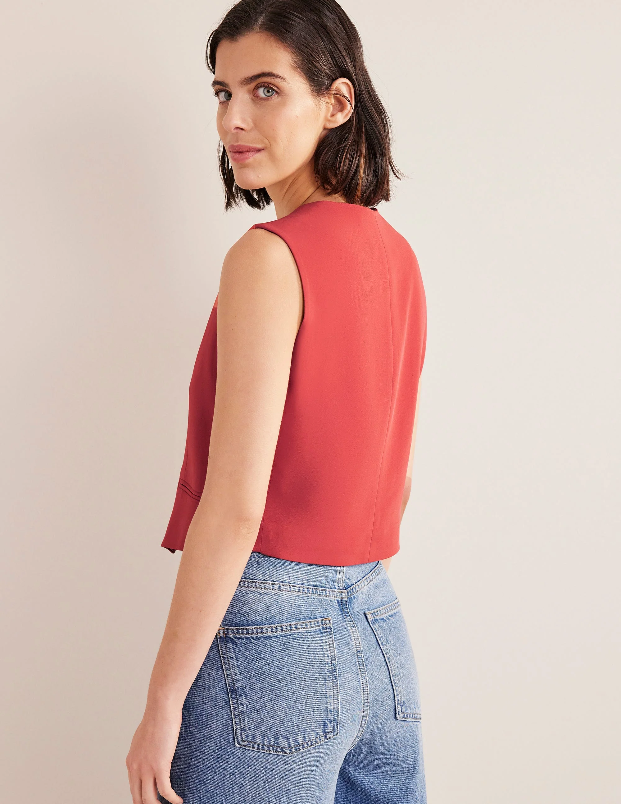 Fluid Tailored Vest-Fox - Image 3