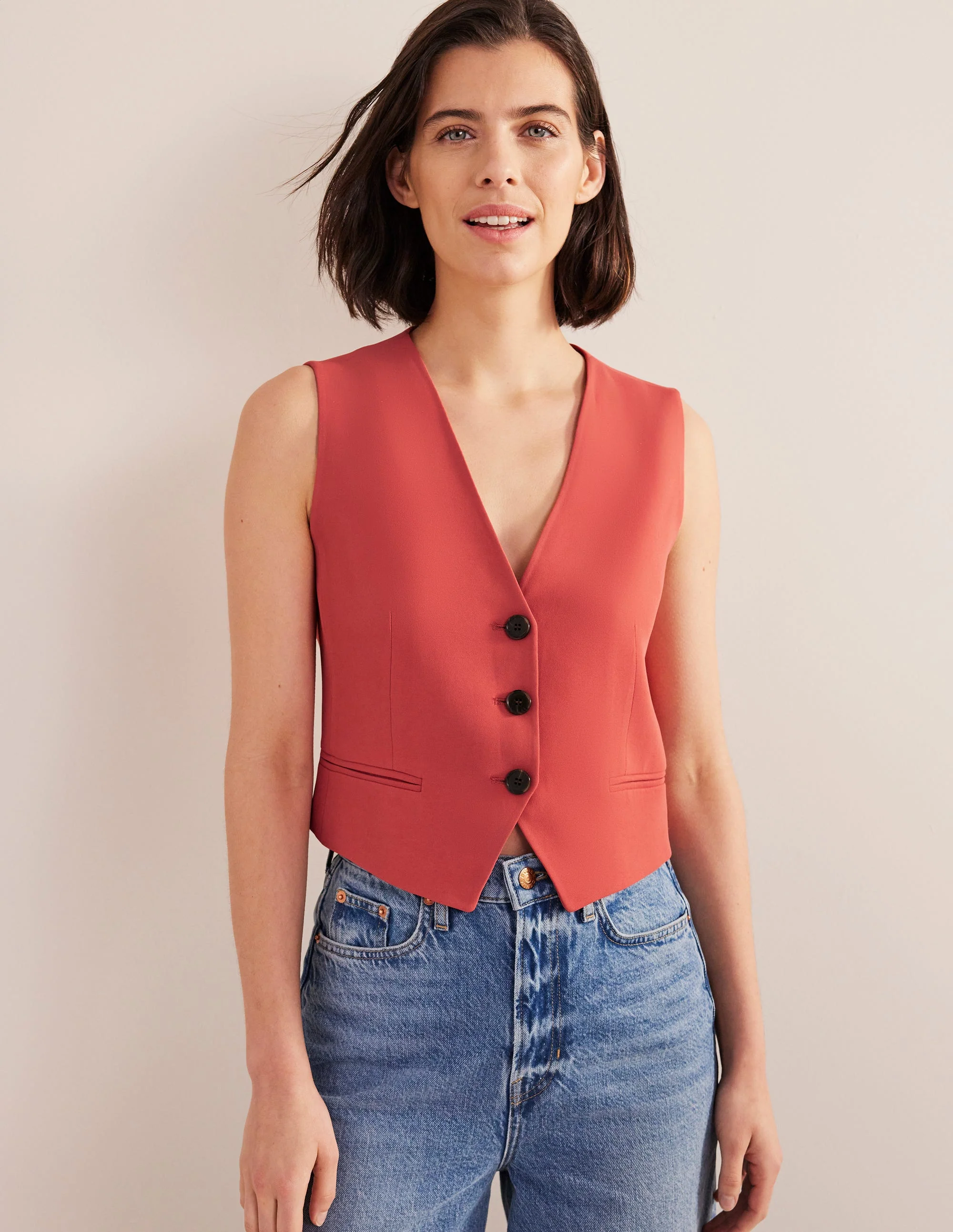 Fluid Tailored Vest-Fox - Image 4