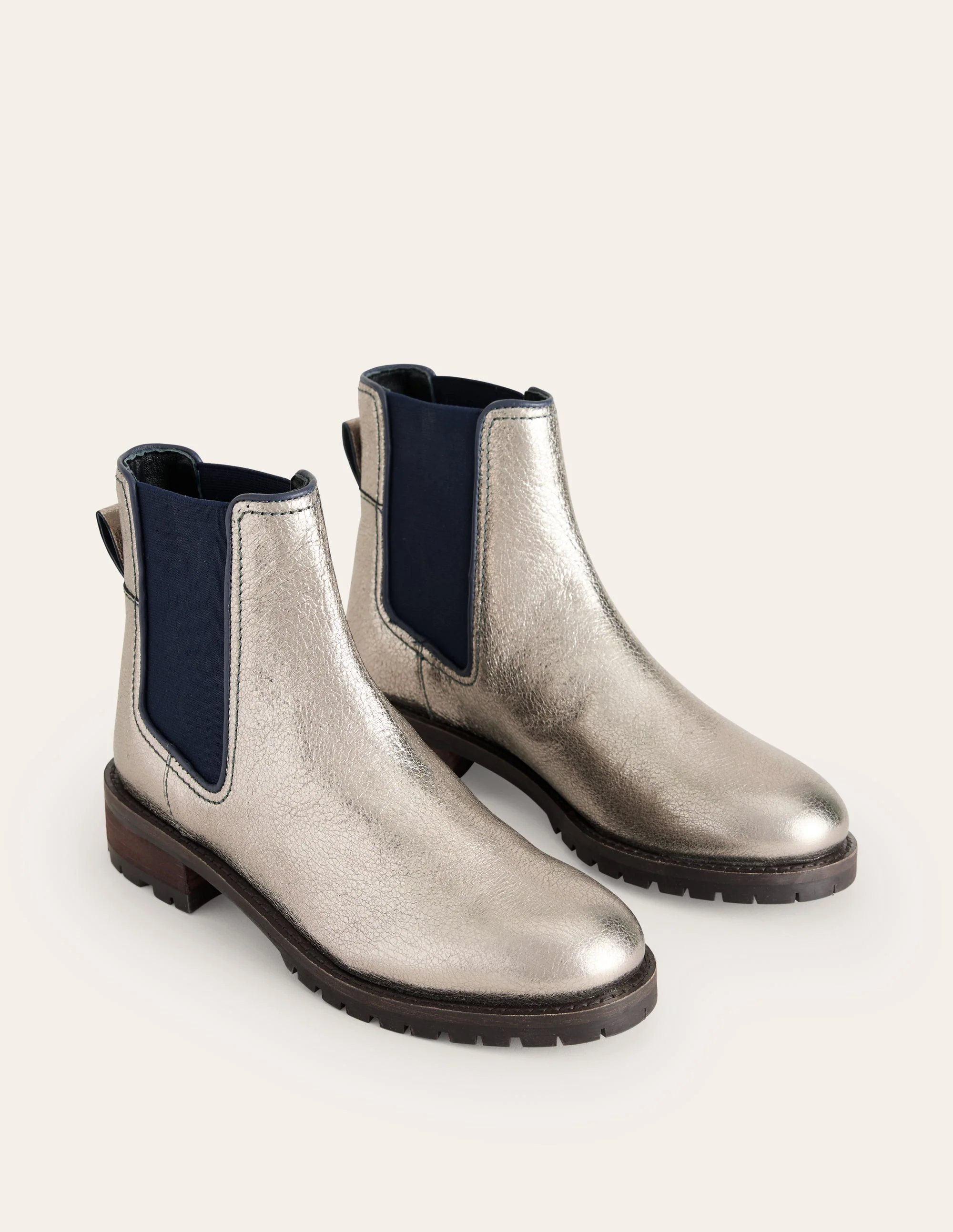 Freya Chelsea Boots-Silver - Image 3