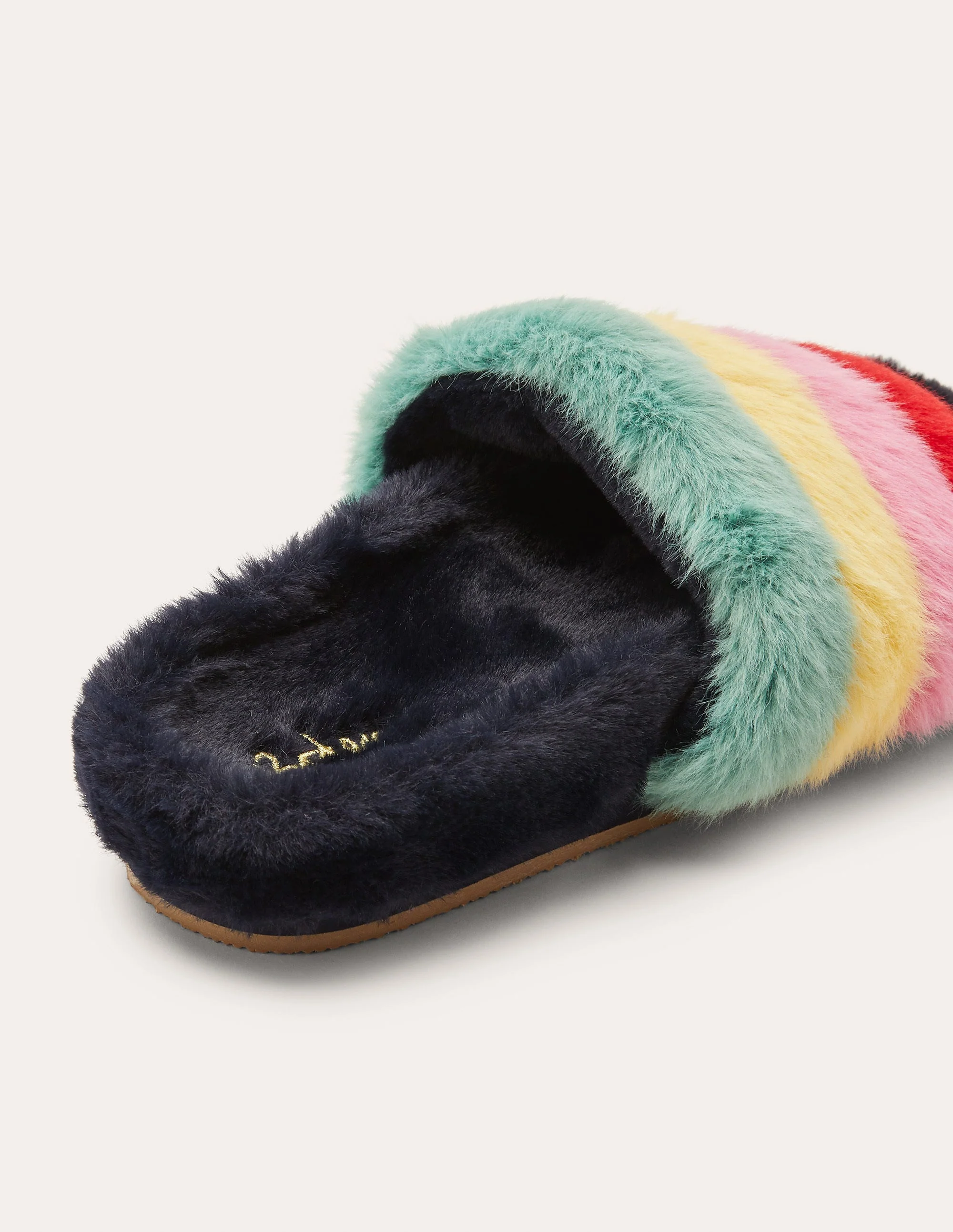 Fur Slider Slippers-Multi - Image 2