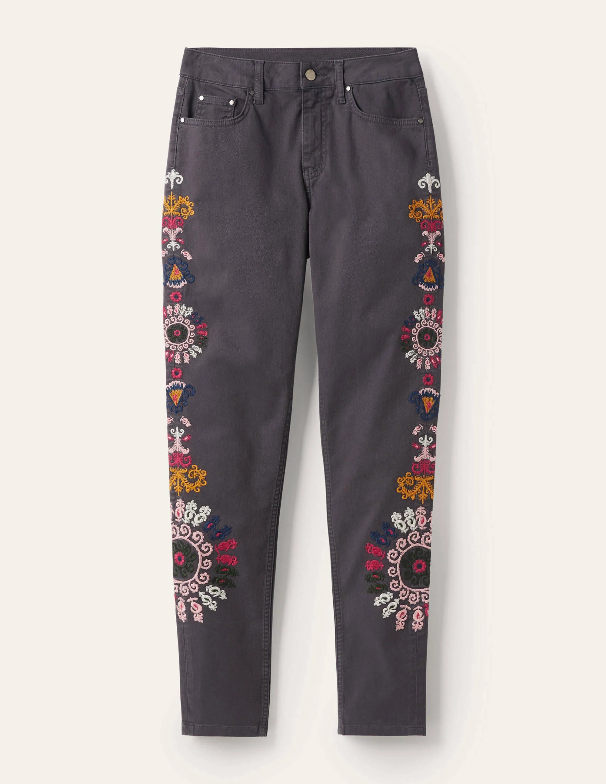 Girlfriend Jeans-Asphalt Embroidered - Image 6