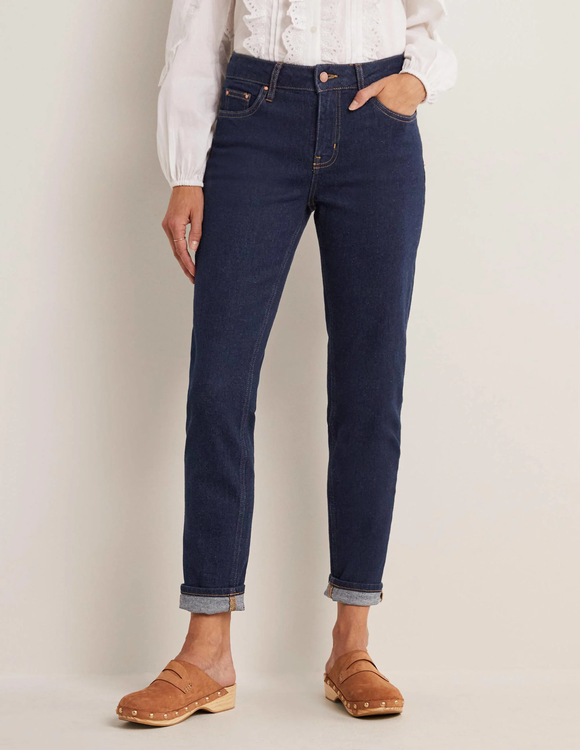 Girlfriend Jeans-Indigo - Image 4