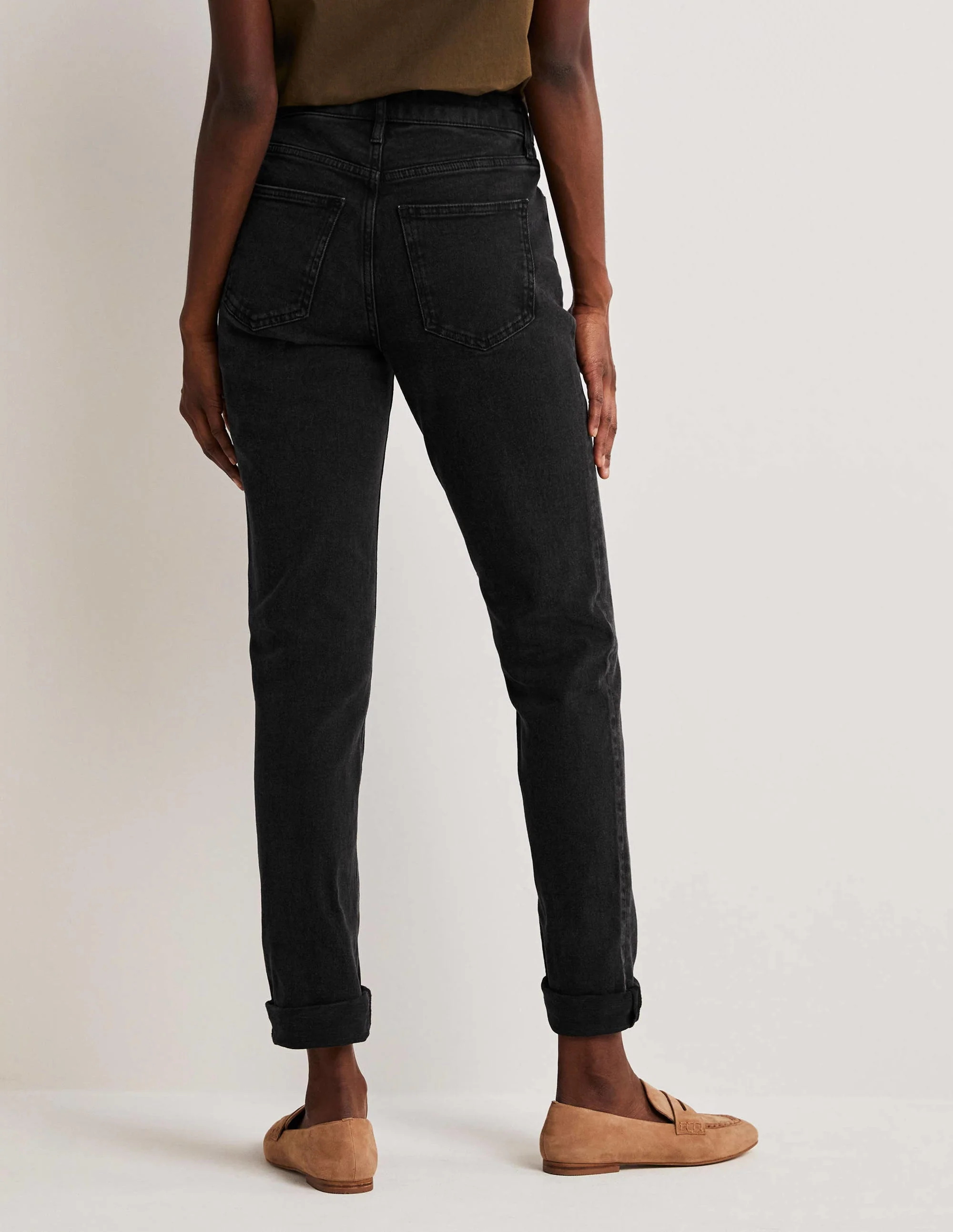 Girlfriend Jeans-Washed Black - Image 3