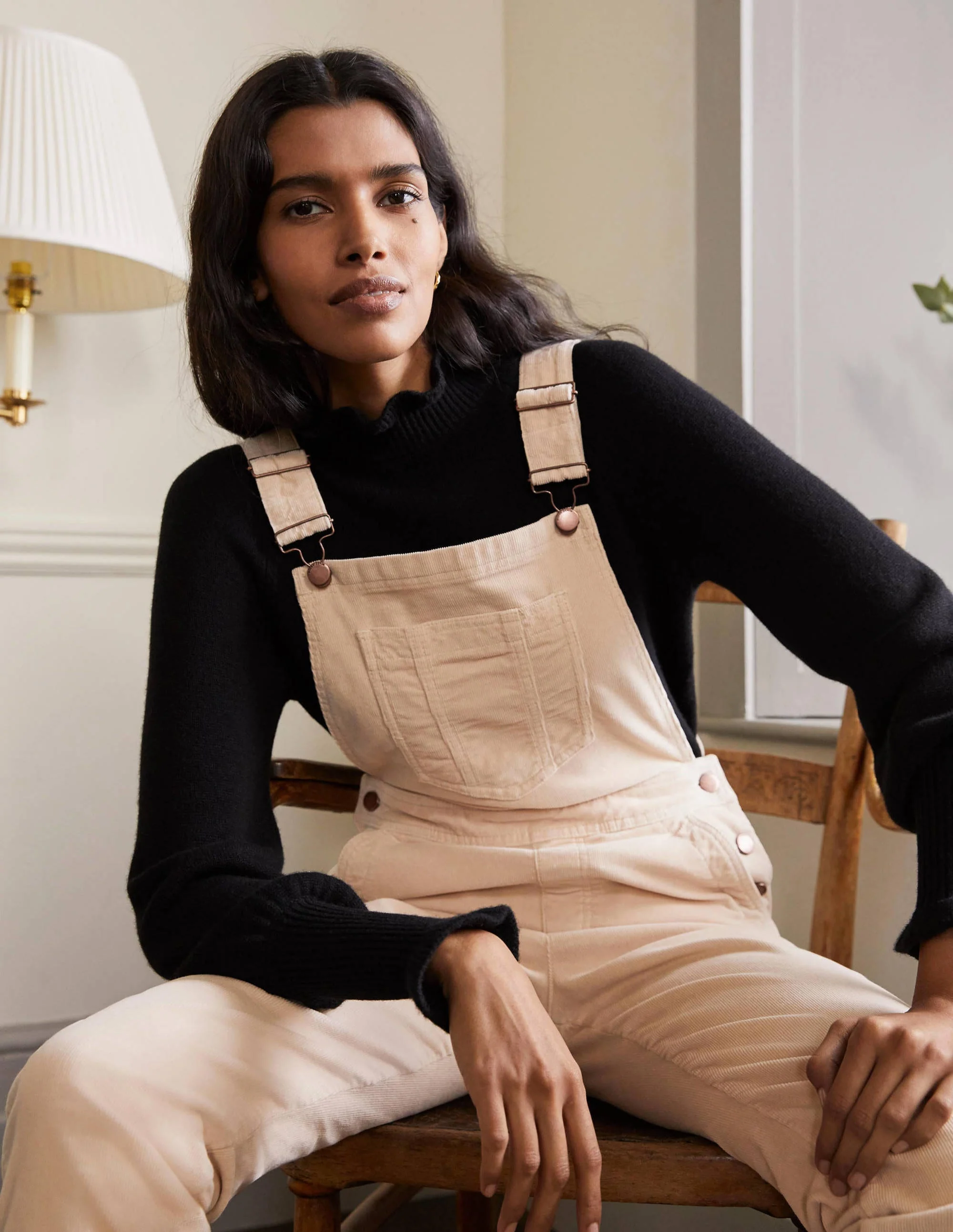 Girlfriend Overalls-Rope Cord - Image 4