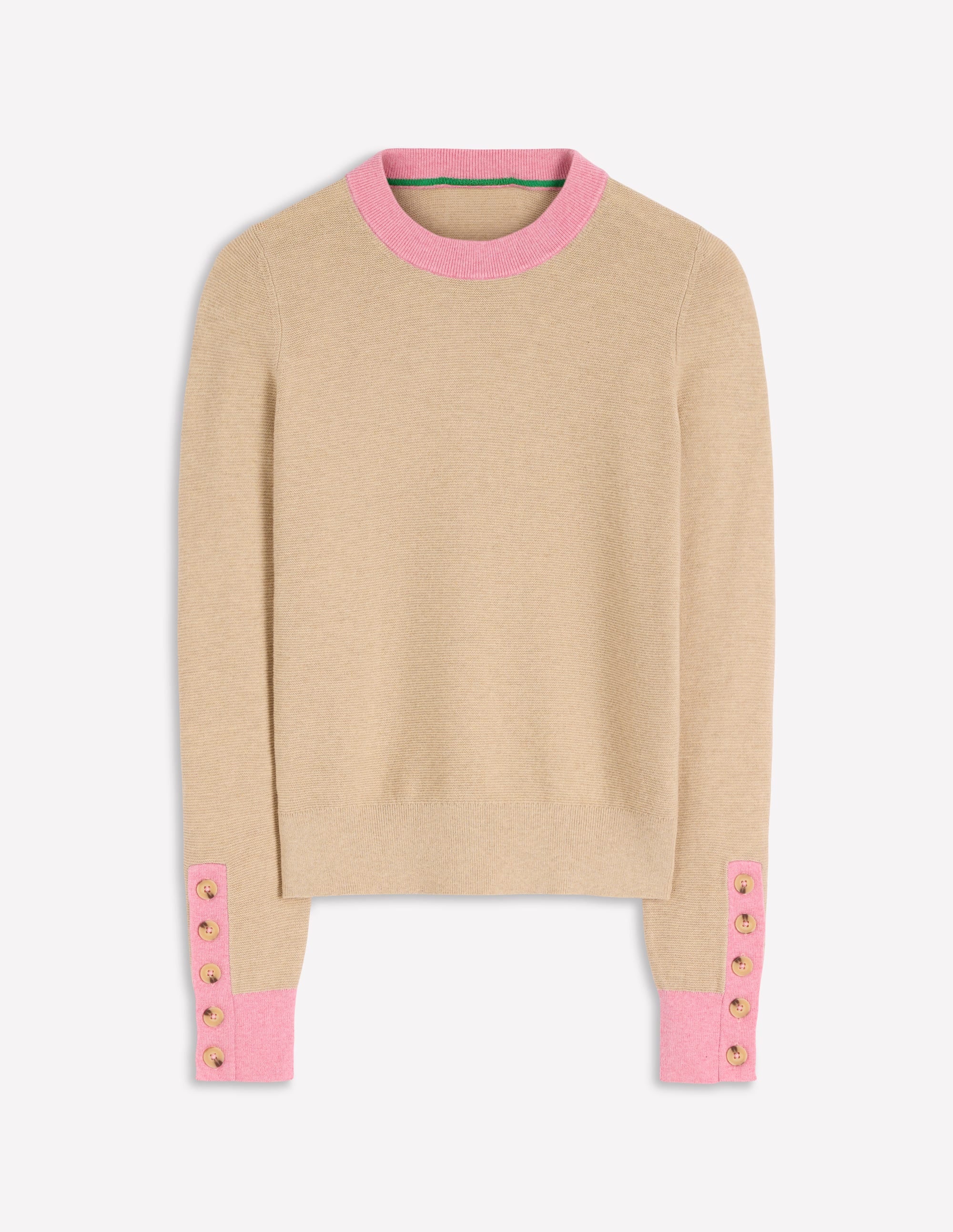 Grace Colour Block Sweater-Vellum - Image 5
